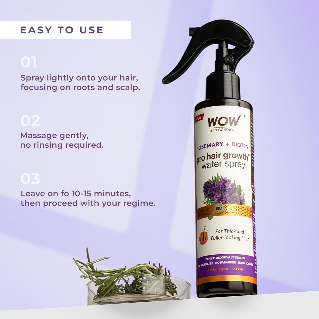 WOW Skin Science Rosemary + Biotin Pro Hair Growth Water Spray thumbnail