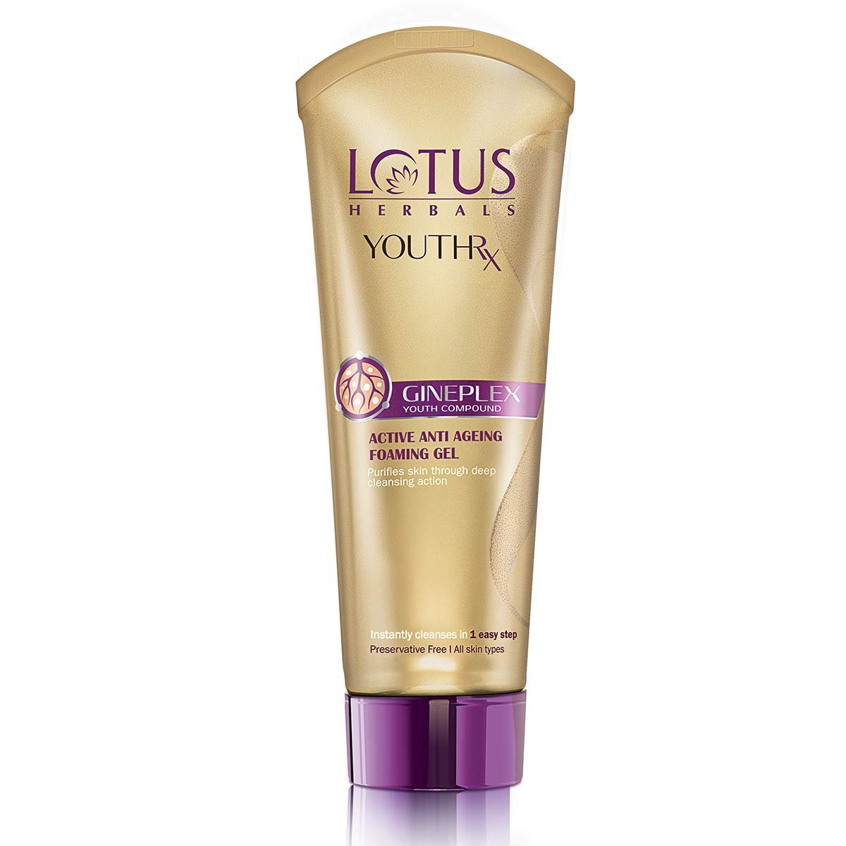 Lotus Herbals YouthRx Active Anti Ageing Foaming Gel | 100g thumbnail