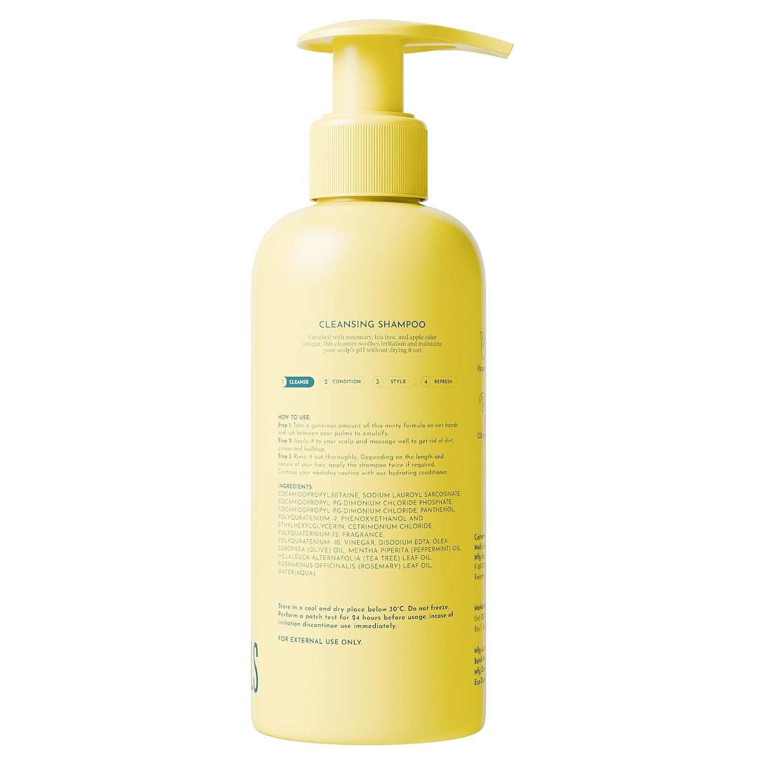 Fix My Curls Cleansing Shampoo for Curly Hair & Wavy Hair| Enriched Anti-Frizz, Anti-Itch | pH Balanced, Paraben-Free, Silicone-Free & Sulfate-Free 250ml thumbnail