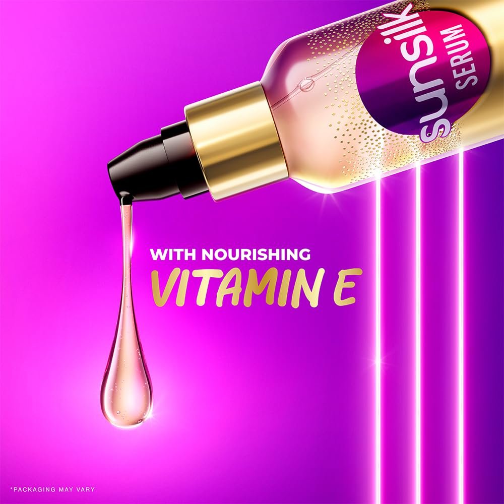 Sunsilk Super Shine Hair Serum For Dry frizzy Hair, Vitamin E Nourishment, 48 hour frizz free, non-sticky, 100ml thumbnail