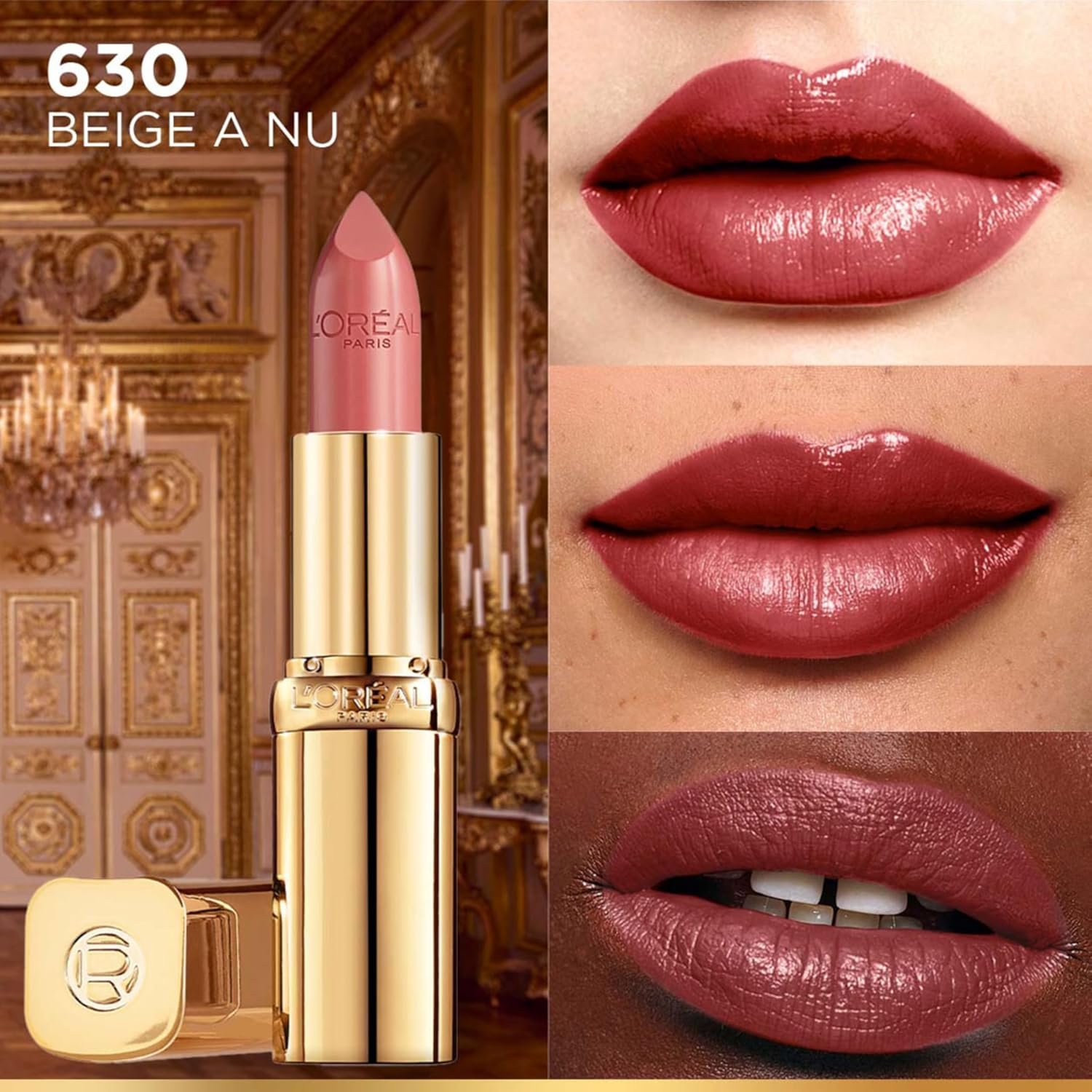 L'Oréal Paris Color Riche Satin Lipstick, 630 Beige A Nu thumbnail
