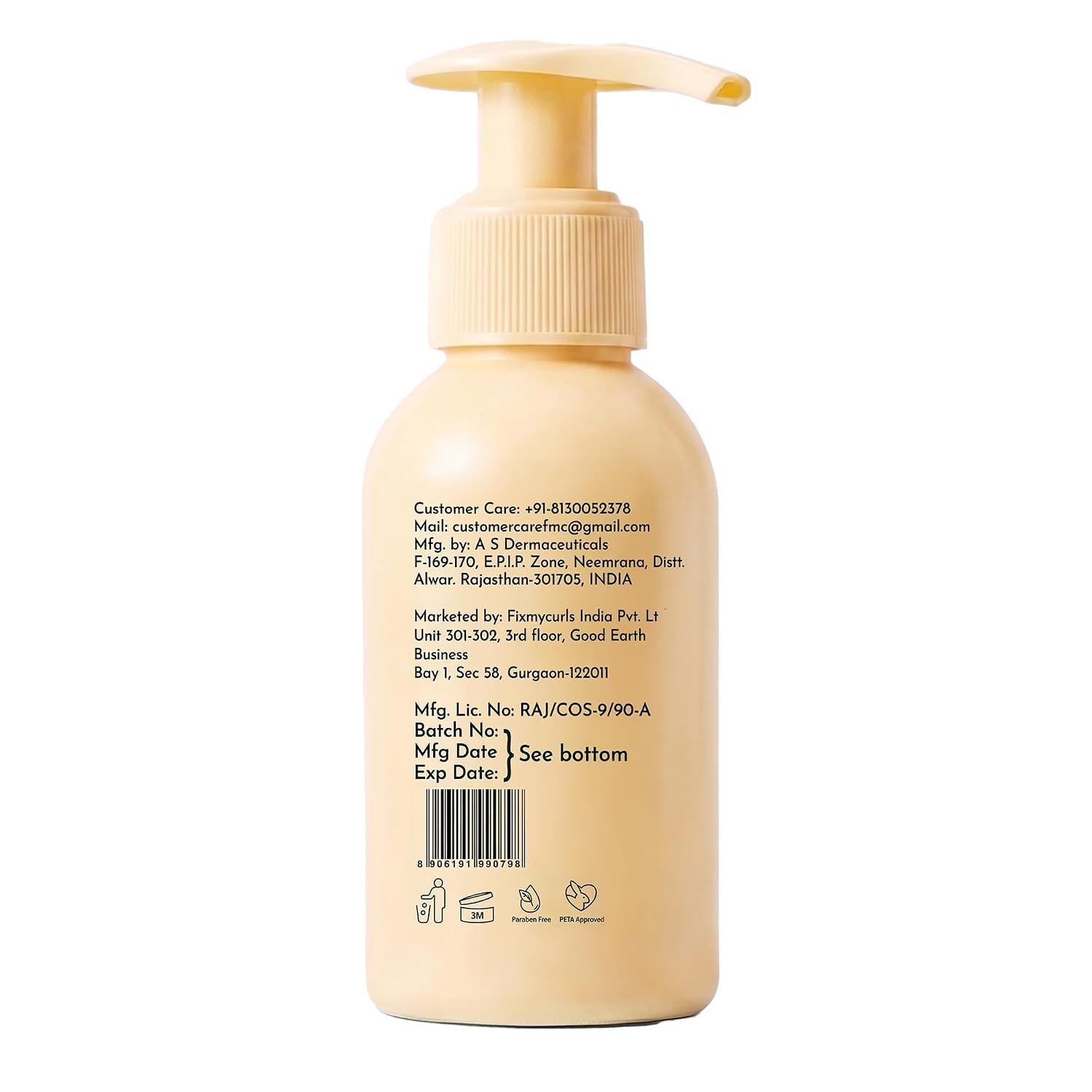 Fix My Curls Clarifying Shampoo | With AHA 0.1% + BHA 0.2%, Green Tea & Aloe Vera | Removes Buildup & Excess Oil | For Curly & Wavy Hair | Weekly Scalp Detox | 100ml thumbnail