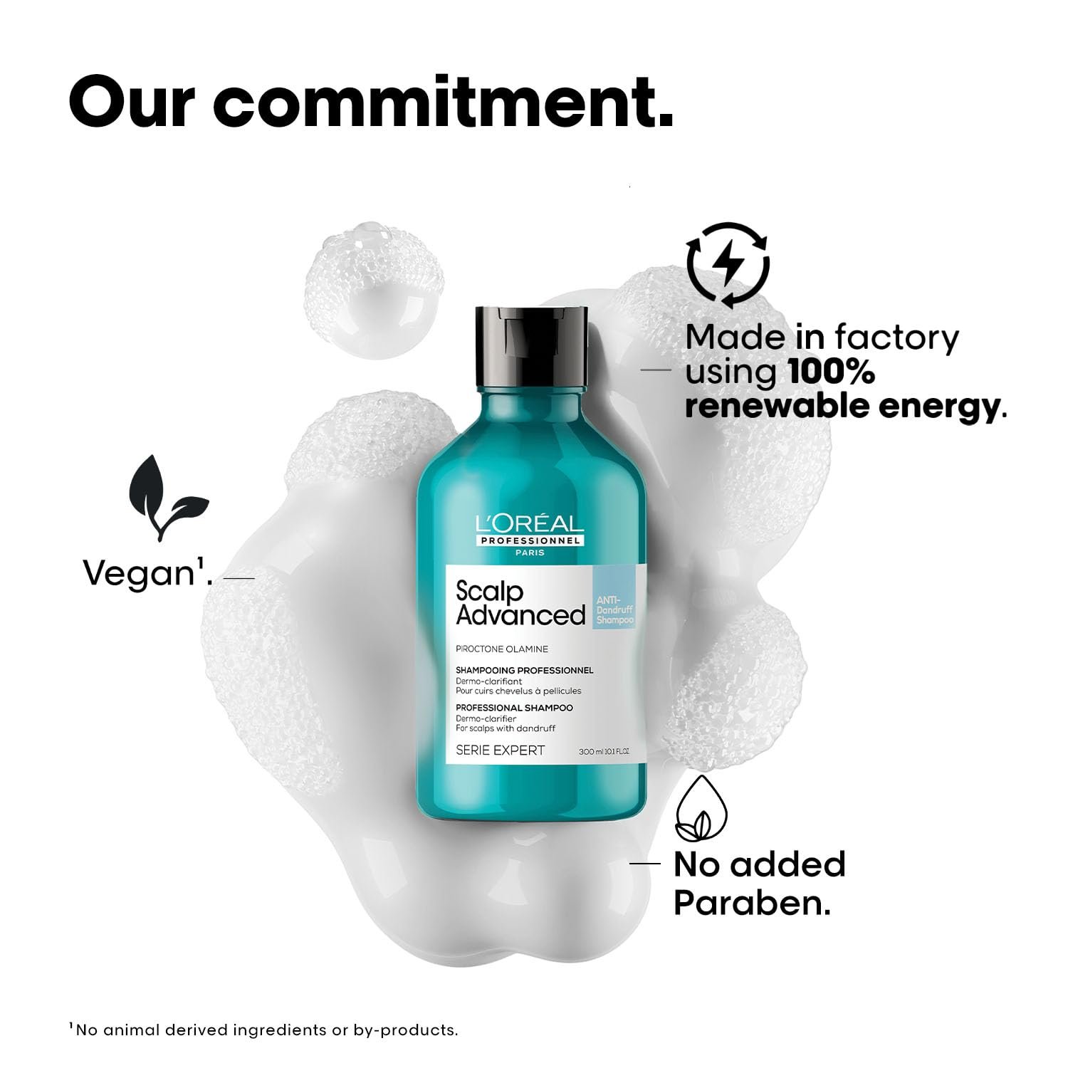 L’Oréal Professionnel Scalp Advanced Anti-Dandruff Dermo-Clarifier Shampoo 300ml | Removes Dandruff & Gently Clarifies the Scalp with Piroctone Olamine | For Men & Women. thumbnail