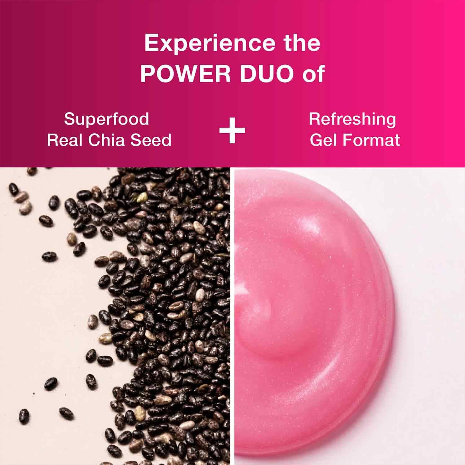 yle ++ Chia Seed Gel Shampoo | Infused with Real Chia Seed Gel | Refreshing Gel Format | Reduces up to 98% Hairfall | Intense Moisturising & Hair Strength | 340ml thumbnail