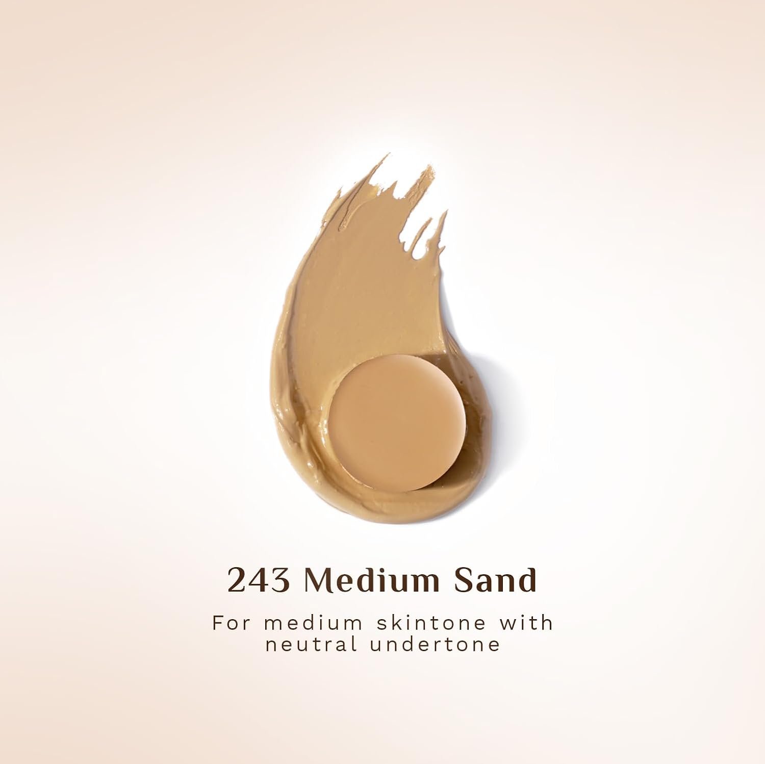 Pilgrim Dream Matte Foundation Stick Medium Sand -243 | Lightweight Full Coverage Air Brush Finish Infused with Vitamin C 10gm thumbnail
