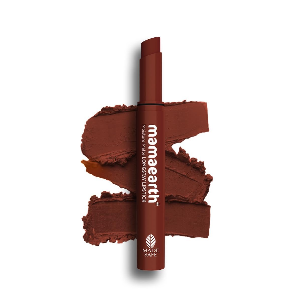 Mamaearth Moisture Matte Longstay Lipstick with Avocado Oil & Vitamin E for 12 Hour Long Stay-18 Mocha Crush - 2 g