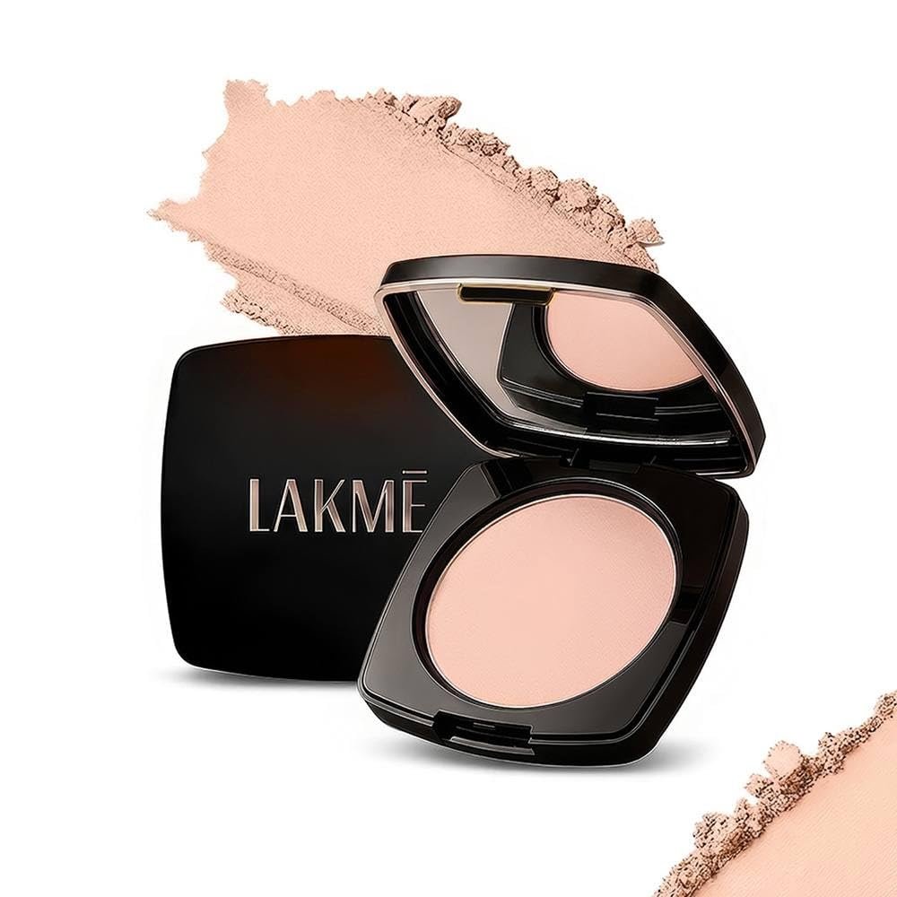 Lakme Forever Matte Compact, Smooth Finish, Lightweight Compact Powder 9g