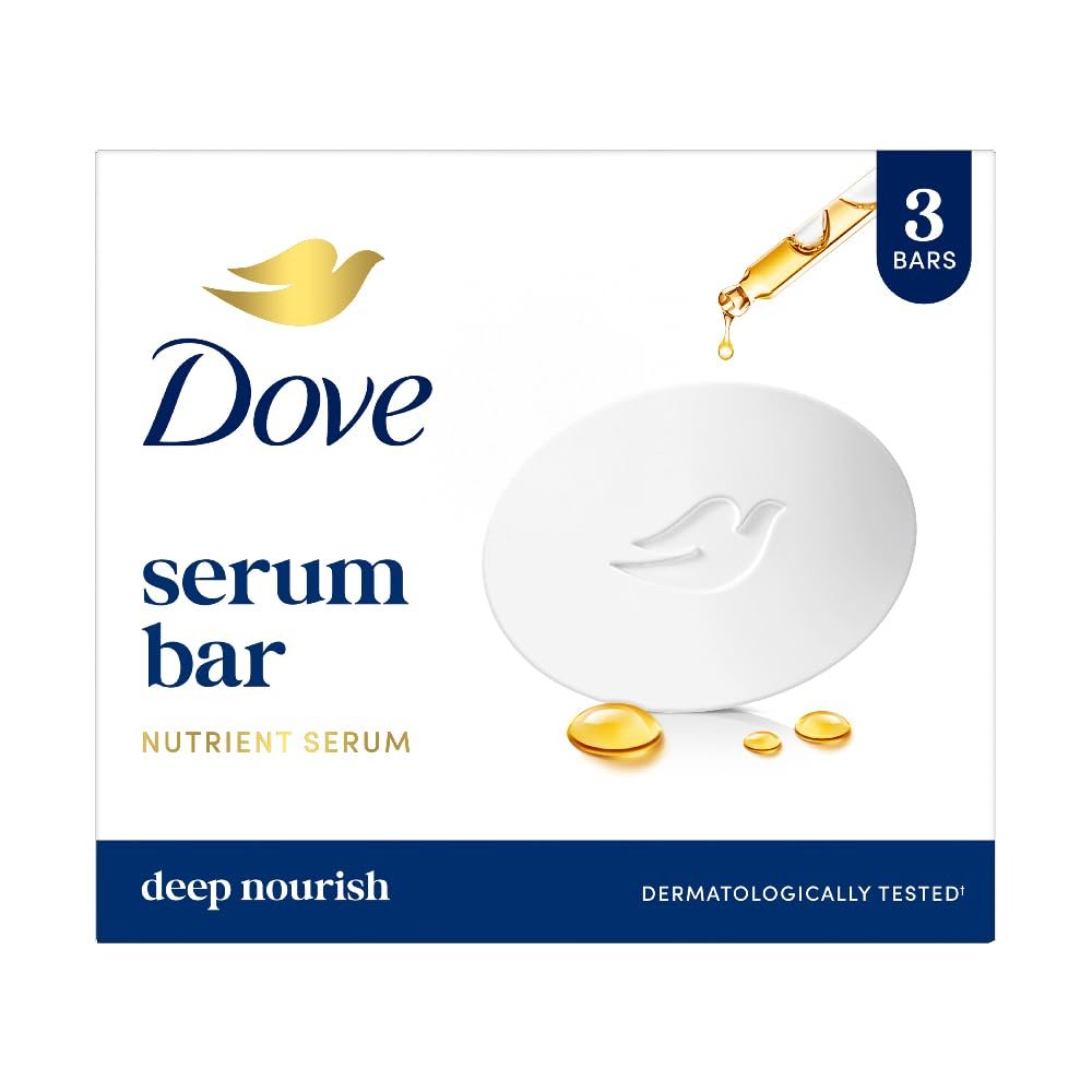 Dove Serum Bar with Nutrient Serum – 375g (125g × 3) | Deep Nourishment for Soft, Smooth & Beautifully Cared-for Skin thumbnail