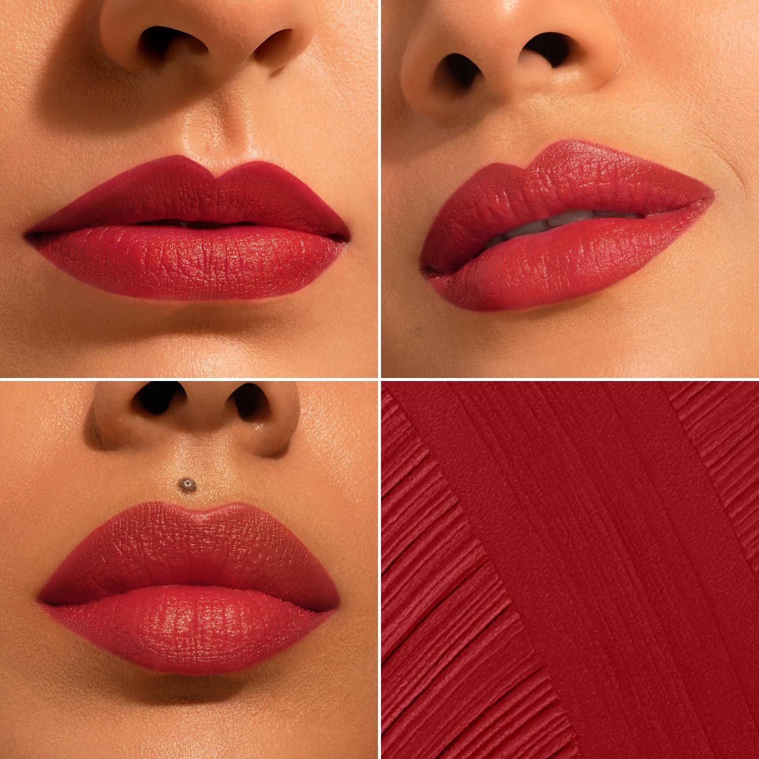 Pilgrim Oh So Crème! Bullet Lipstick with Silky-Matte Finish, Highly Pigmented and Long Lasting, Enriched with Exotic French Grape Seed Oil (French Love-13) thumbnail