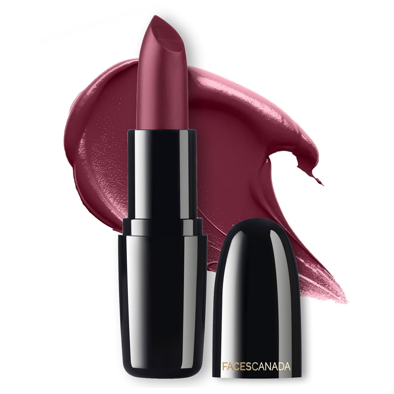 FACESCANADA Weightless Creme Finish Lipstick - Wine Drop (Maroon), 4g | Creamy | Smooth Texture | Long Lasting Rich Color | Hydrated Lips | Vitamin E, Jojoba Oil, Shea Butter thumbnail