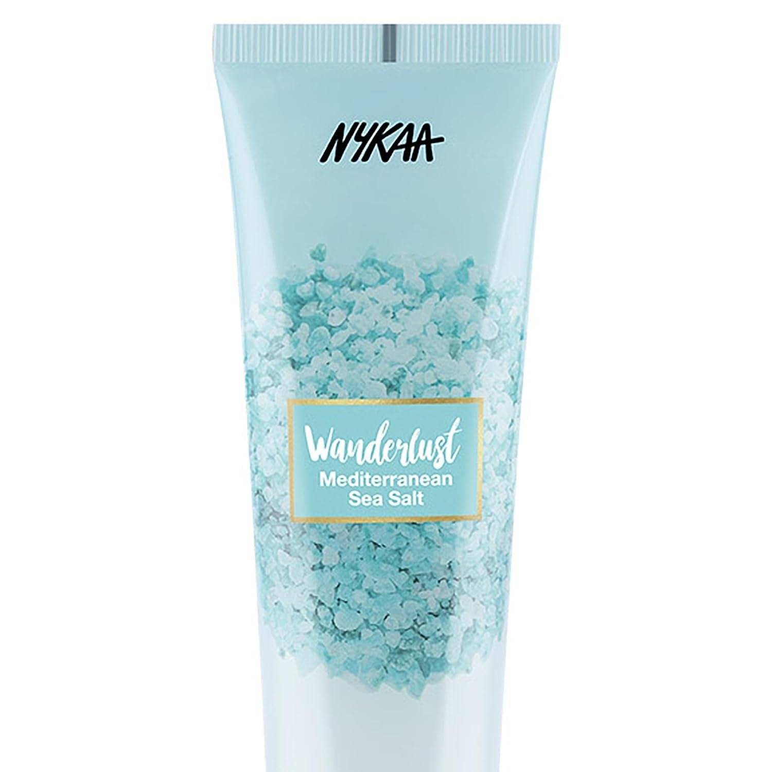 Nykaa Wanderlust Mediterranean Sea Salt Gel Body Scrub, 140g, Exfoliating Body Scrub for Smooth, Soft & Radiant-Looking Skin, Helps Remove Dead Skin Cells and Impurities,