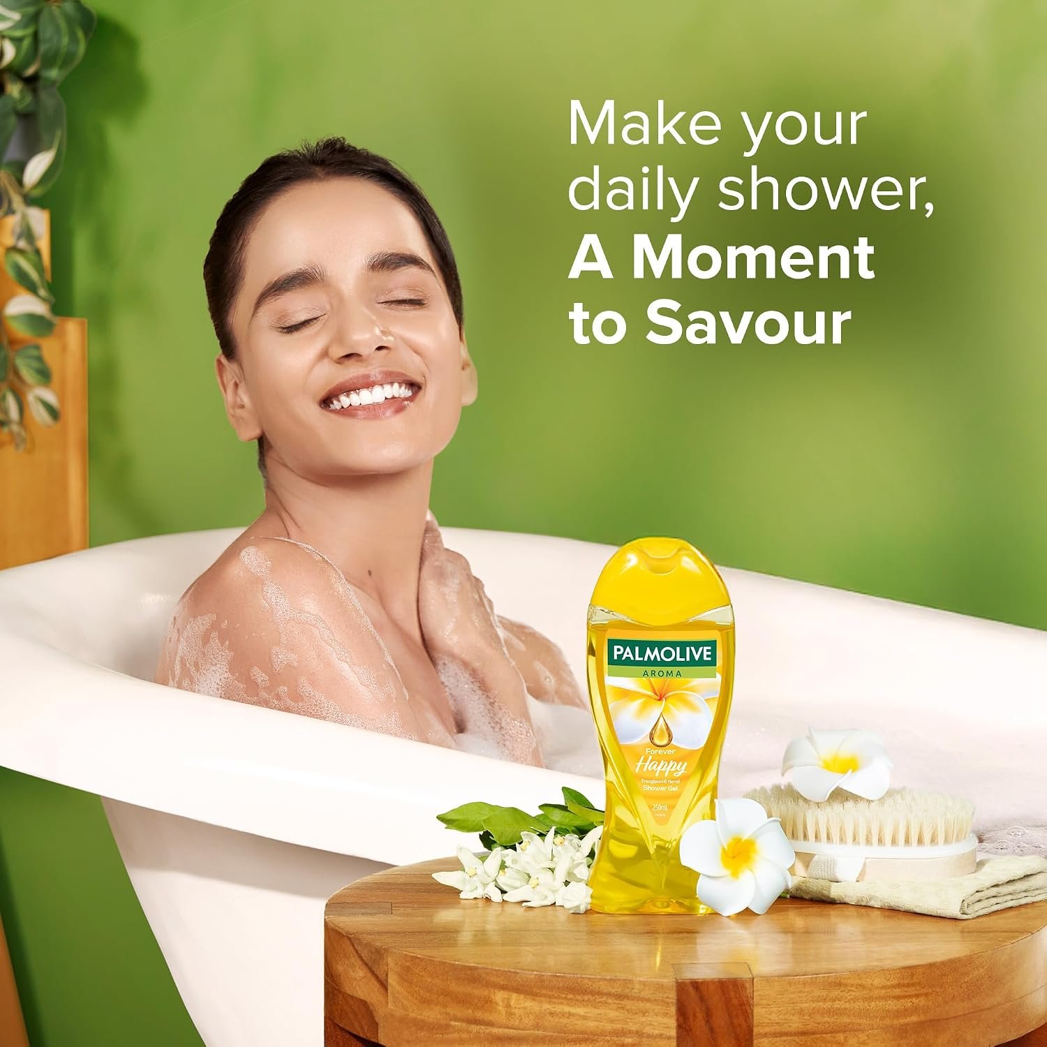 Palmolive Frangipani & Neroli Aroma Forever Happy Body Wash | Mood boosting fragrance | Natural moisturization | For soft skin | No paraben & silicone, pH balanced, Body Wash 250ml thumbnail
