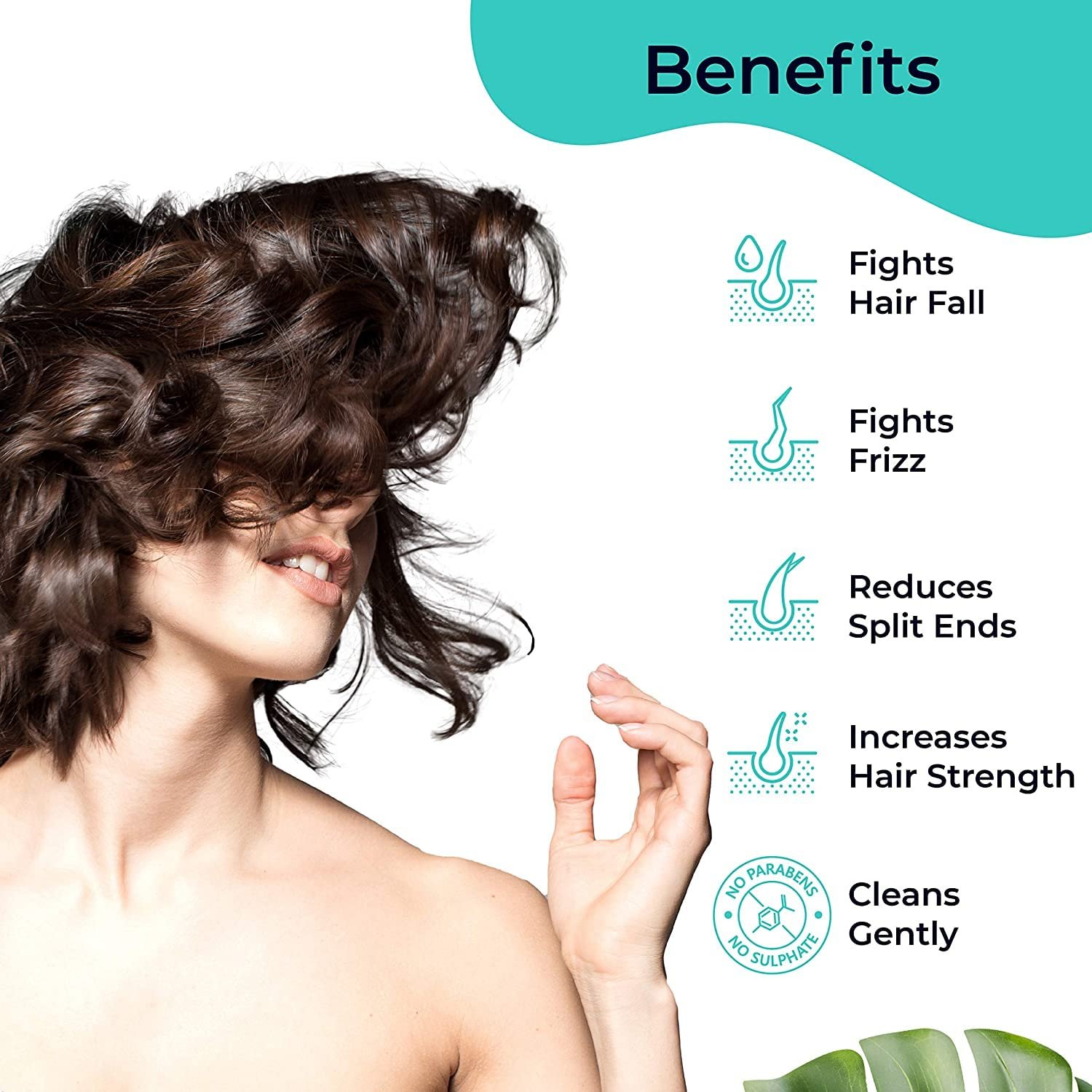 Pilgrim Sulphate Free Shampoo for women & men | Mild shampoo for hair-fall control with argan oil, camellia & white lotus for dry & frizzy hair | Korean skin care products | 200 ml + 200 ml thumbnail