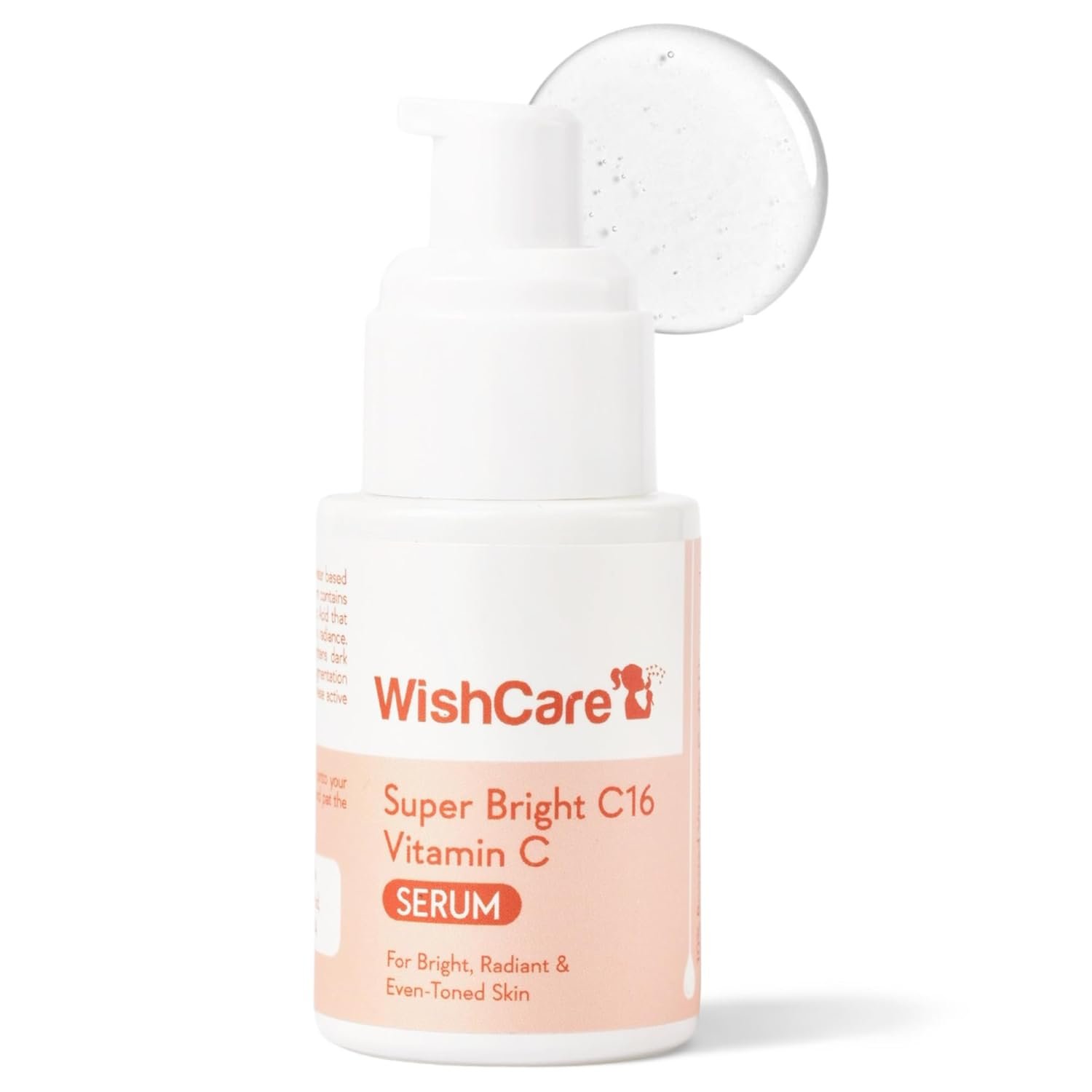 WishCare Super Bright C16 10% Vitamin C Serum For Glowing Skin | With 10% Vitamin C, Niacinamide & Kojic Acid |   For Oily Skin, Dry & Combination Skin | 30ml