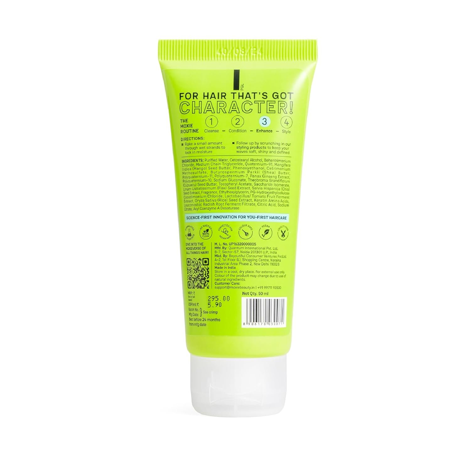 Moxie Beauty Weightless Leave In Conditioner (Travel Size) 94% moisture retention | Made with mango butter & ginseng root extract | For soft, smooth, hydrated hair thumbnail