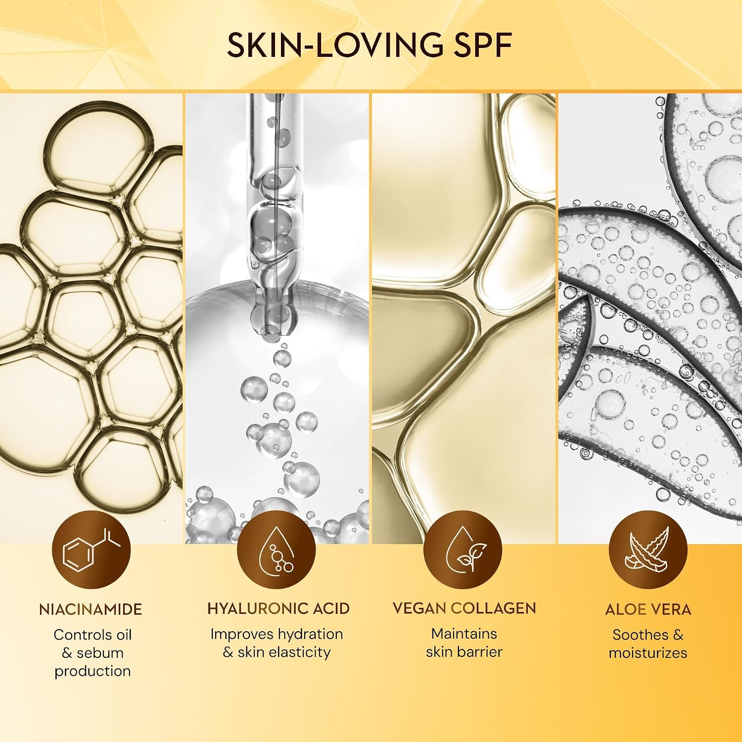 SUGAR Cosmetics Tan Ban Sunscreen SPF50 PA++++ Light Gel with 4% Niacinamide & 1% Hyaluronic Acid | Non Greasy & lightweight formula | No White Cast | 50ml thumbnail