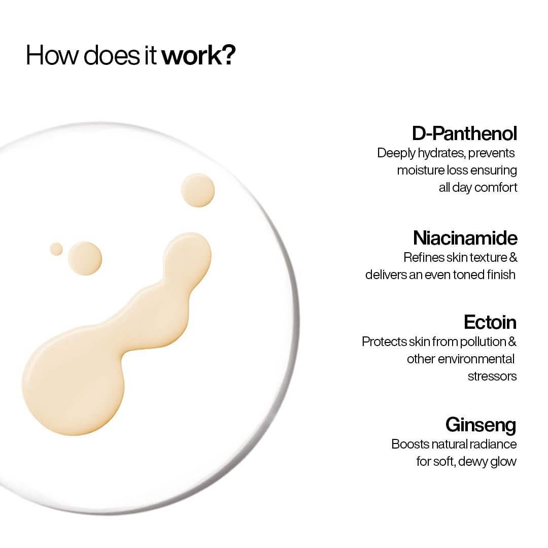 WishCare Daily Fluid Tinted Sunscreen SPF50 PA++++| L102 | Broad Spectrum Protection  | In-Vivo Tested Tinted Sun Screen | D-Panthenol, Niacinamide, Ectoin & Ginseng | Evens & Protects-50ml thumbnail
