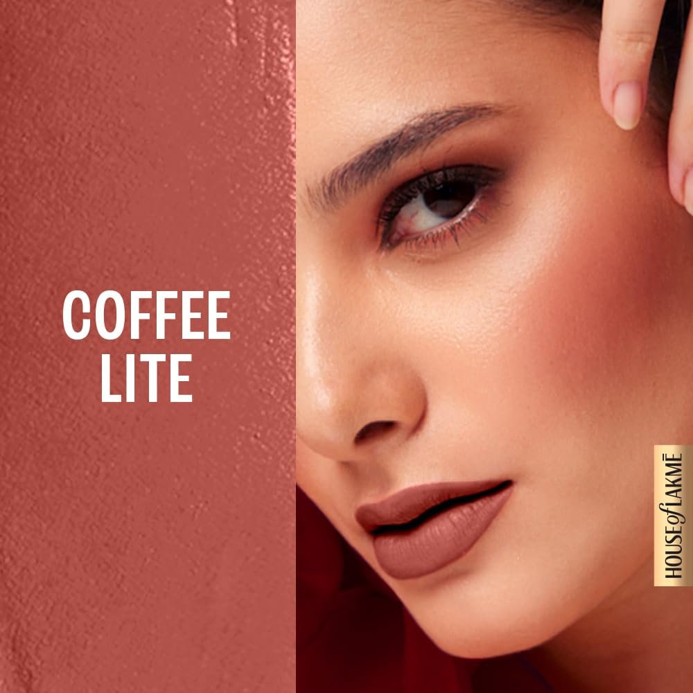 LAKMÉ 9 To 5 Weightless Mousse Matte Lip & Cheek Color, Coffee Lite, 9 G thumbnail