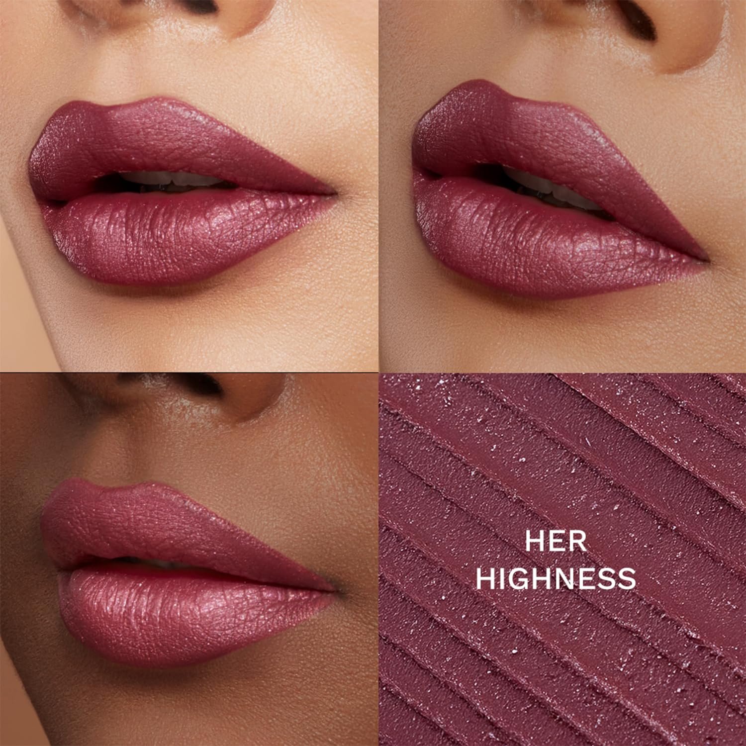Pilgrim Glitter Lipstick For Women 4.2gm | Dubai Luxe Lifestyle - Her Highness Shade | Lipstick Infused with Vitamin E & Olive Oil | Glitter Formula With Matte Finish | Non Drying | thumbnail