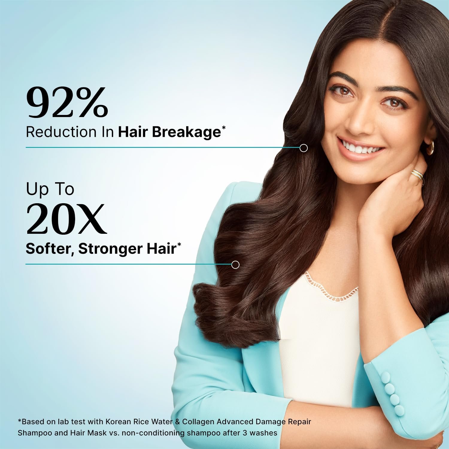 Pilgrim Korean Rice Water & Collagen Advanced Damage Repair Shampoo - 200ml 92% Less Breakage, Up to 20X Softer Hair, with 17 Amino Acids, Wheat Protein & 5 Ceramides thumbnail
