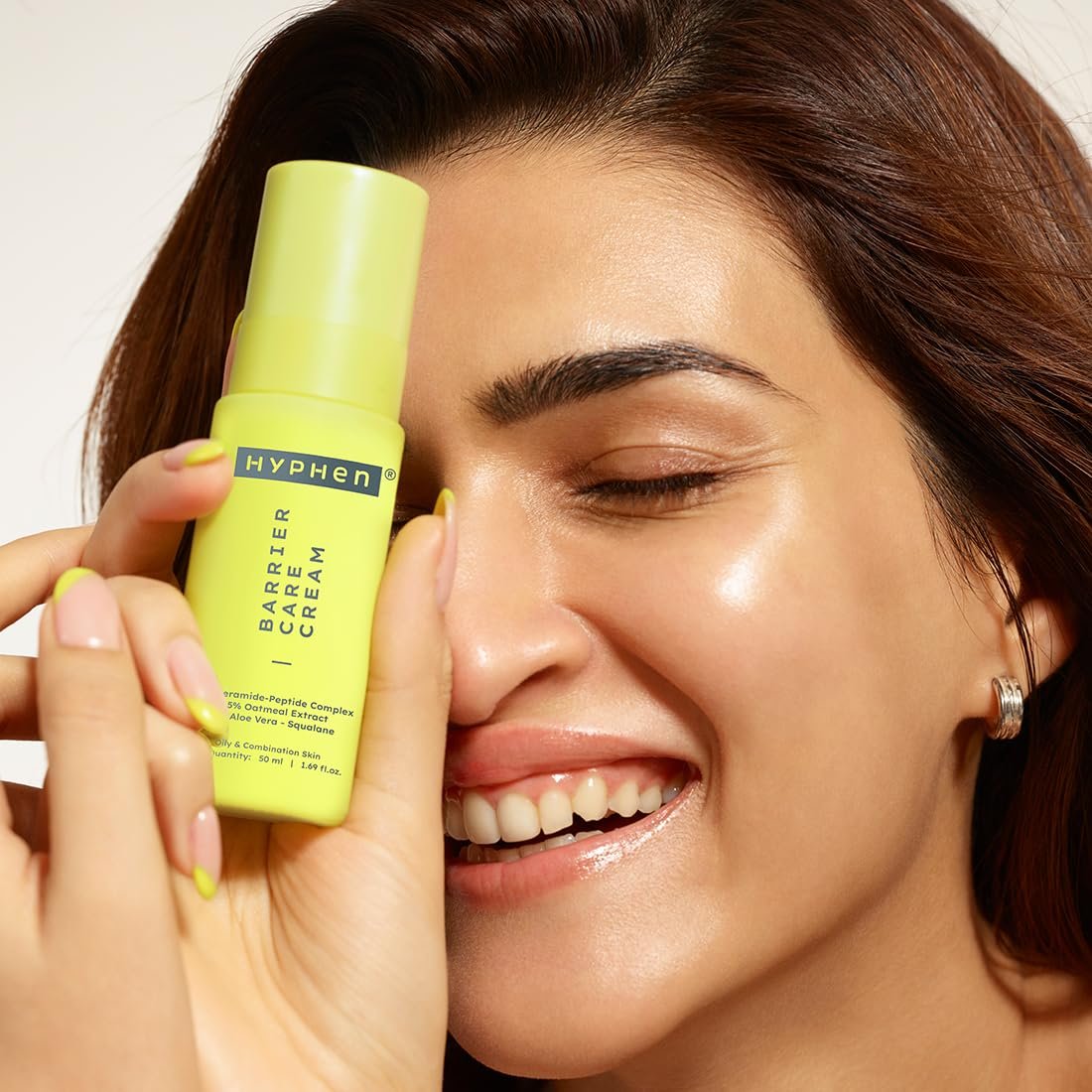Hyphen 2% Ceramide-Peptide Complex Barrier Repair Face Moisturizer- Oily Skin | Lightweight Gel Cream, Oil-Free Hydration- Dull, Dehydrated Skin | for Women, Men -50ml thumbnail