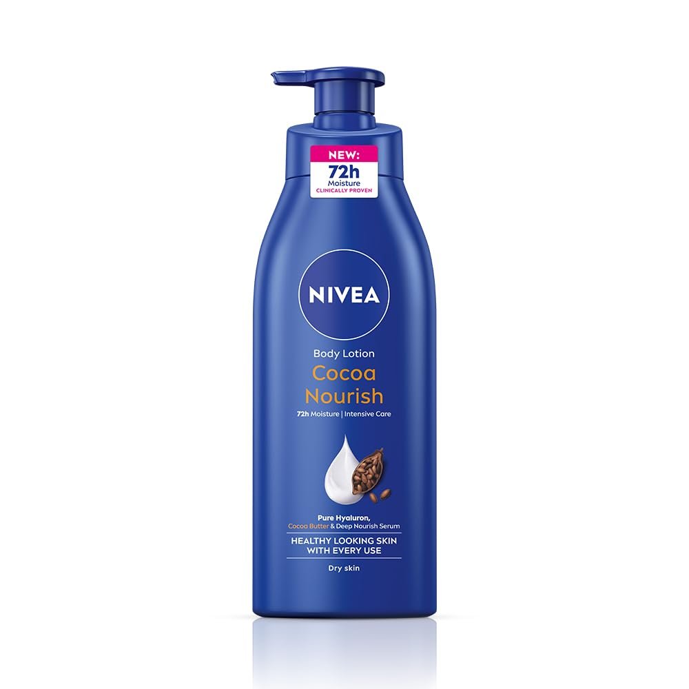 NIVEA Cocoa Nourish Body Lotion with Deep Moisture Serum 400ml