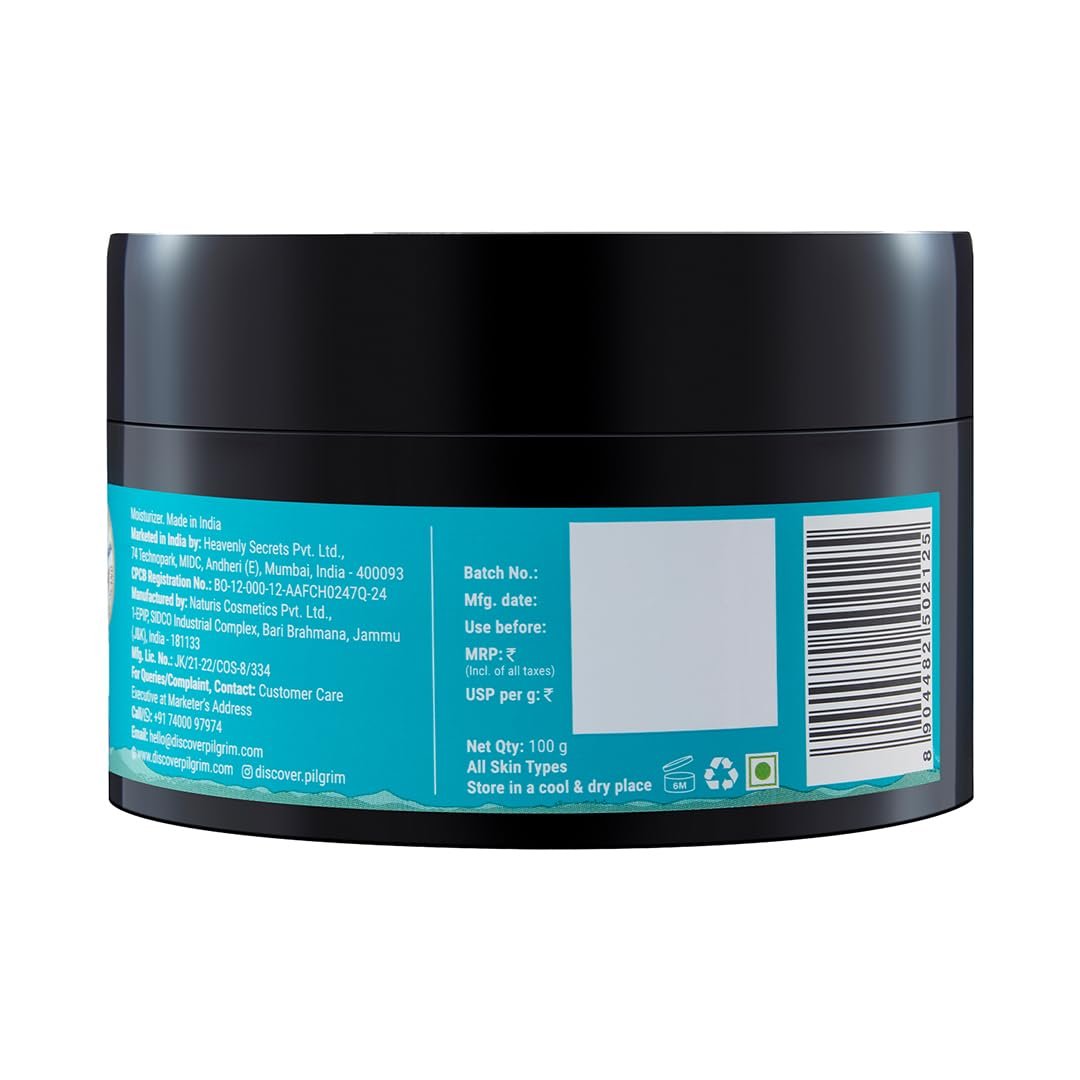 Pilgrim Korean Rice Water Hydra Glow Moisturizer for Glass Skin Glow - 100g 5 Hyaluronic Acids & 3% Niacinamide, Light Gel Cream, Deep Hydration, Boosts Glow, Oil Free, Quick Absorbing, All thumbnail