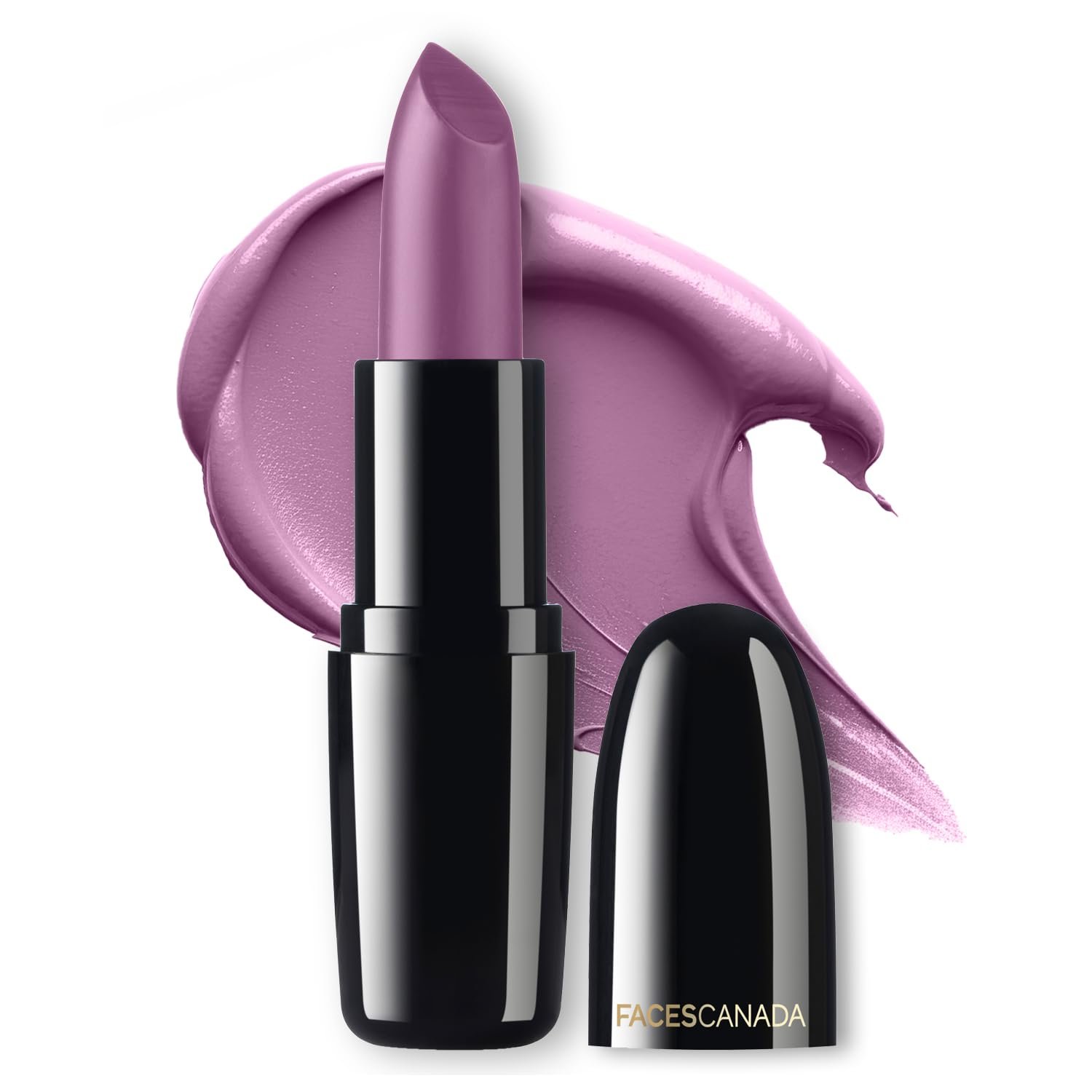 FACES CANADA Weightless Creme Finish Lipstick - Imperial Plum (Plum), 4g | Creamy Finish | Smooth Texture | Long Lasting Rich Color | Hydrated Lips | Vitamin E, Jojoba Oil, Shea Butter thumbnail