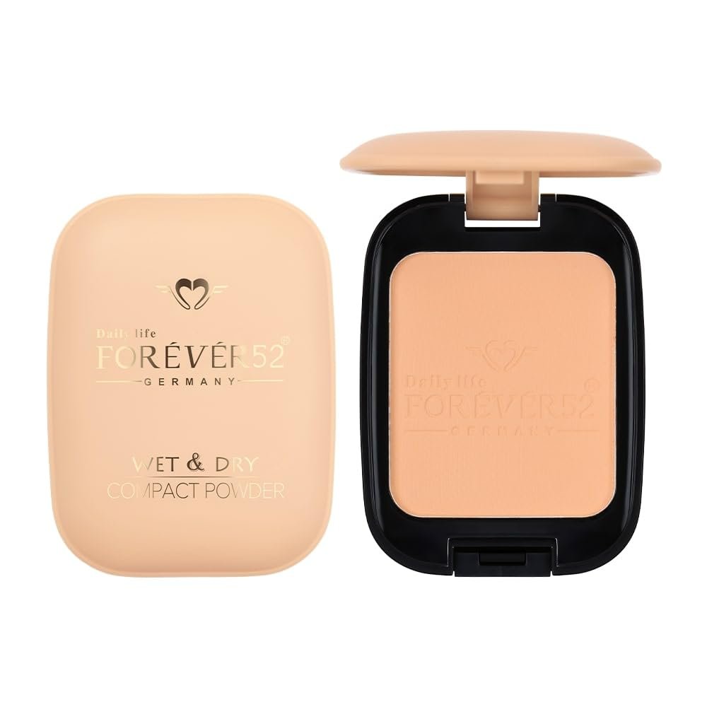 Daily Life Forever52 Dual Wet And Dry Compact + Makeup Setting Powder | Matte Finish | Lightweight | Long Lasting | Enriched With Vitamin E | Vegan -Sand-WD005 thumbnail