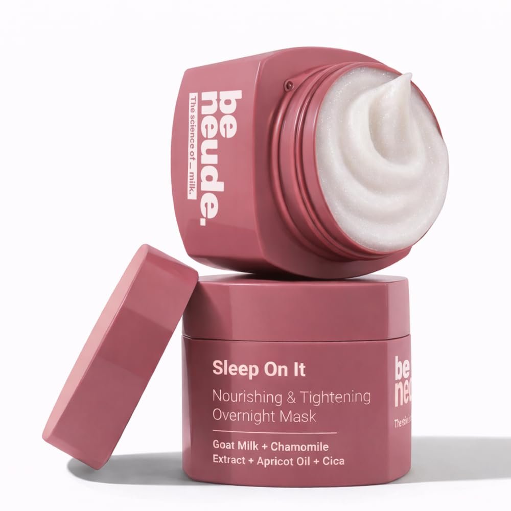 Sleep On It Overnight Hydrating Mask 50ml – Leave-on Night Cream Mask with Goat Milk, Niacinamide for Glowing, Nourished Skin; Hydration & Repair; Suitable for Men & Women, All Skin Types