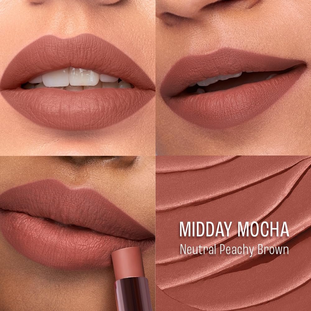 Lakme 9to5 Lip Tattoo Matte Slim Stick, Brownie Point, 2g, for Intense Color and Full Coverage, with Bakuchiol and Vitamin E, Smudgeproof and Waterproof, Long-Lasting Lipstick for Women thumbnail