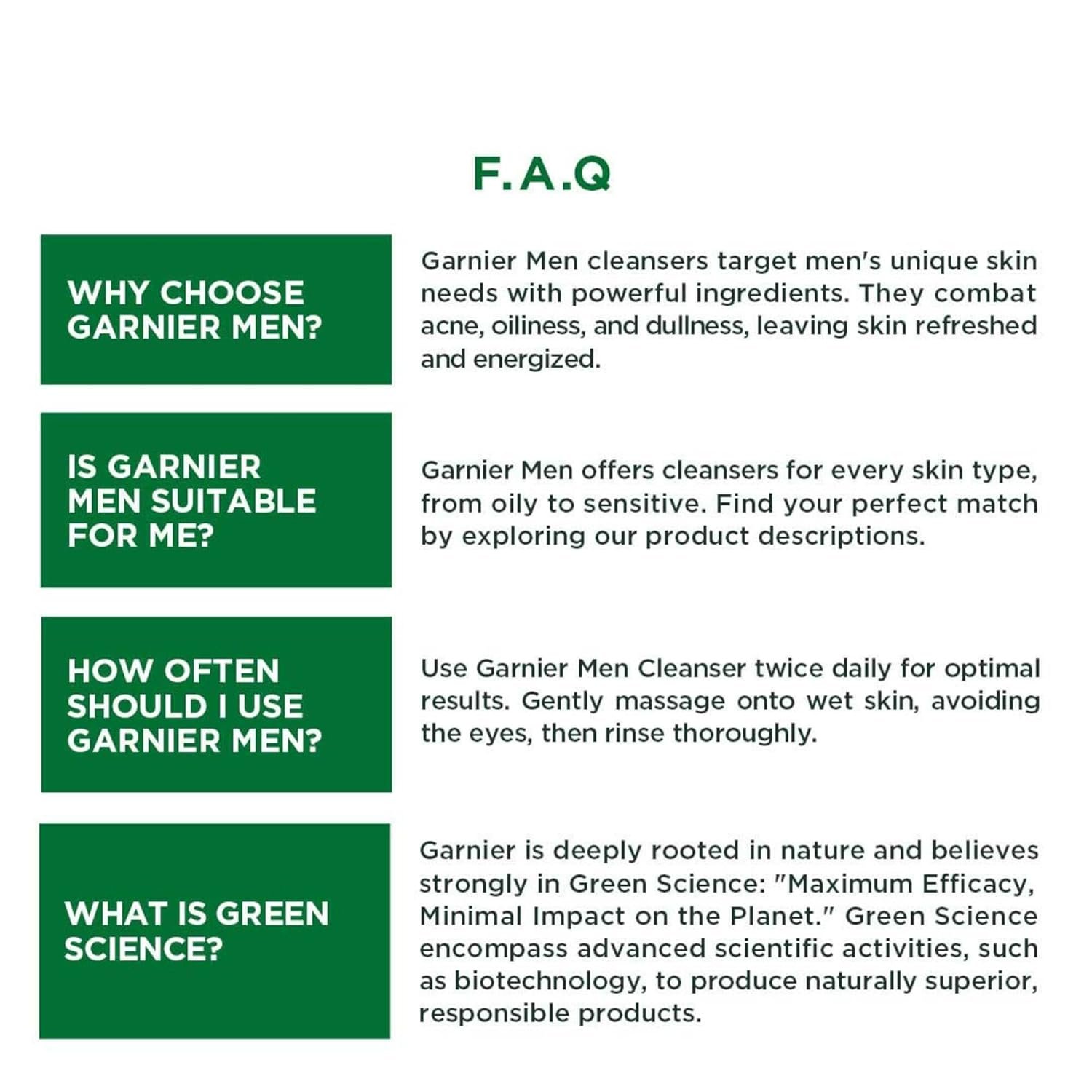 Garnier Men, Anti-Pimple Face Wash, Repairs Skin & Balances Oils, AcnoFight, 100 g thumbnail