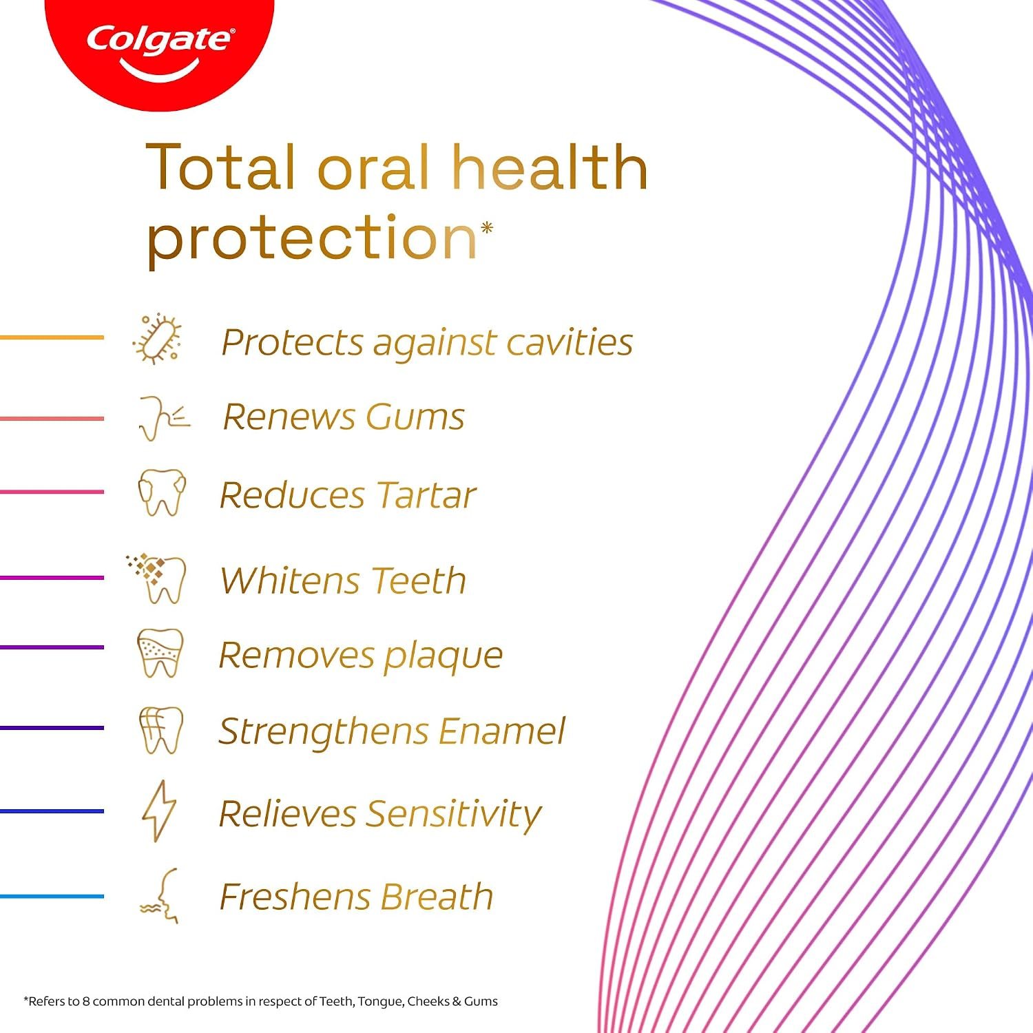 Colgate Total (300 gm) Charcoal Deep Clean Anti-germ Toothpaste, Combo Pack, Whole Mouth Health, With 12-Hour Anti-Germ Protection thumbnail
