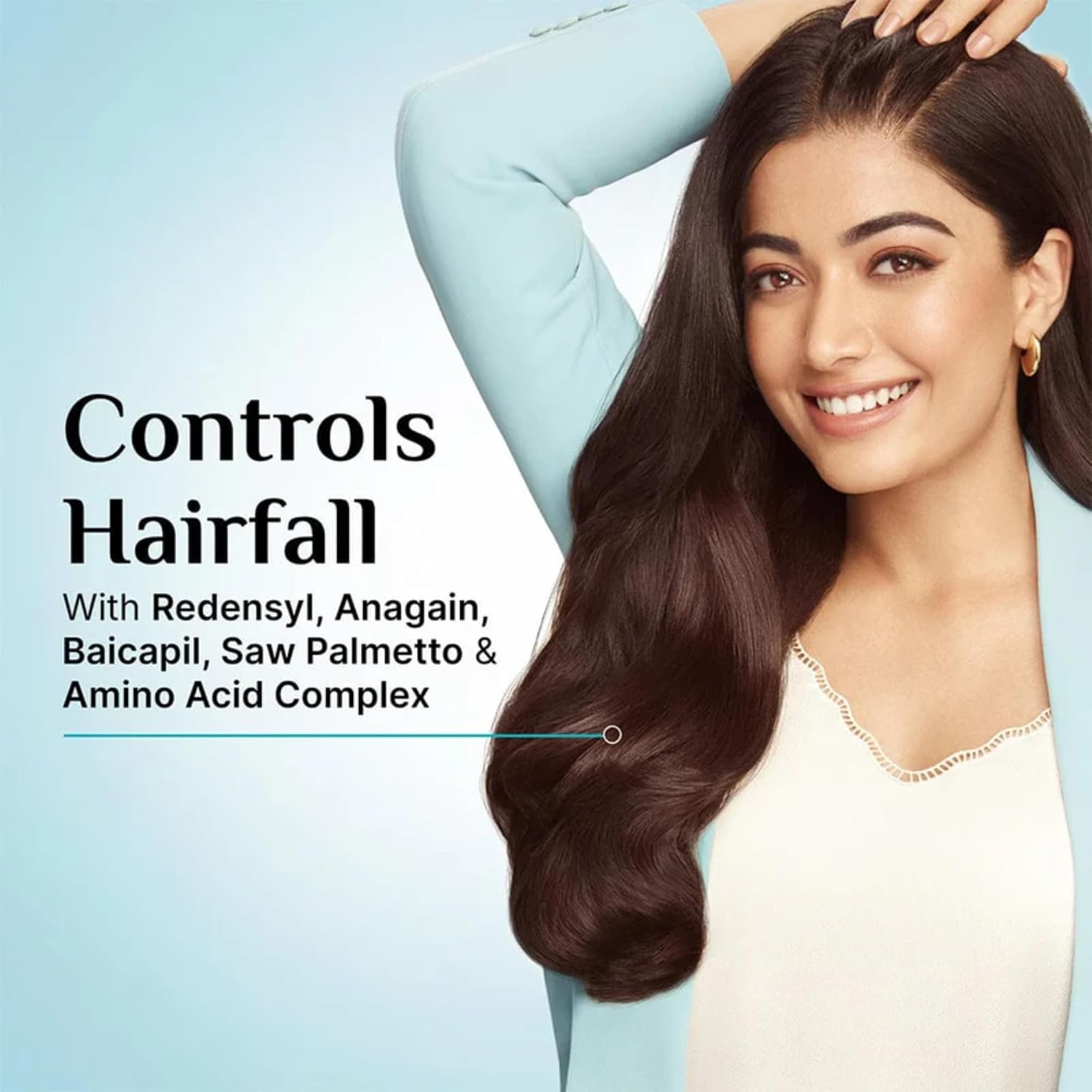Pilgrim Redensyl & Anagain Hairfall Control Shampoo with Korean Black Rice 200ml | Anti Hairfall shampoo for Men & Women | Reduces Hairfall | Promotes Hair Thickness | For All Hair Types thumbnail