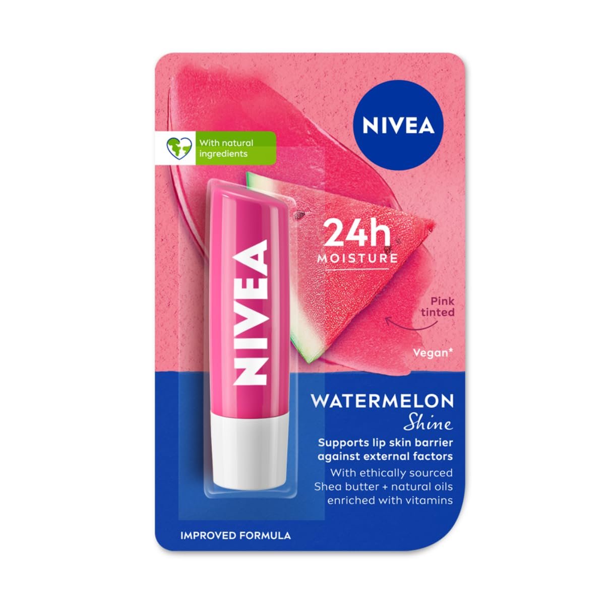 NIVEA Watermelon Shine 4.8g Lip Balm thumbnail