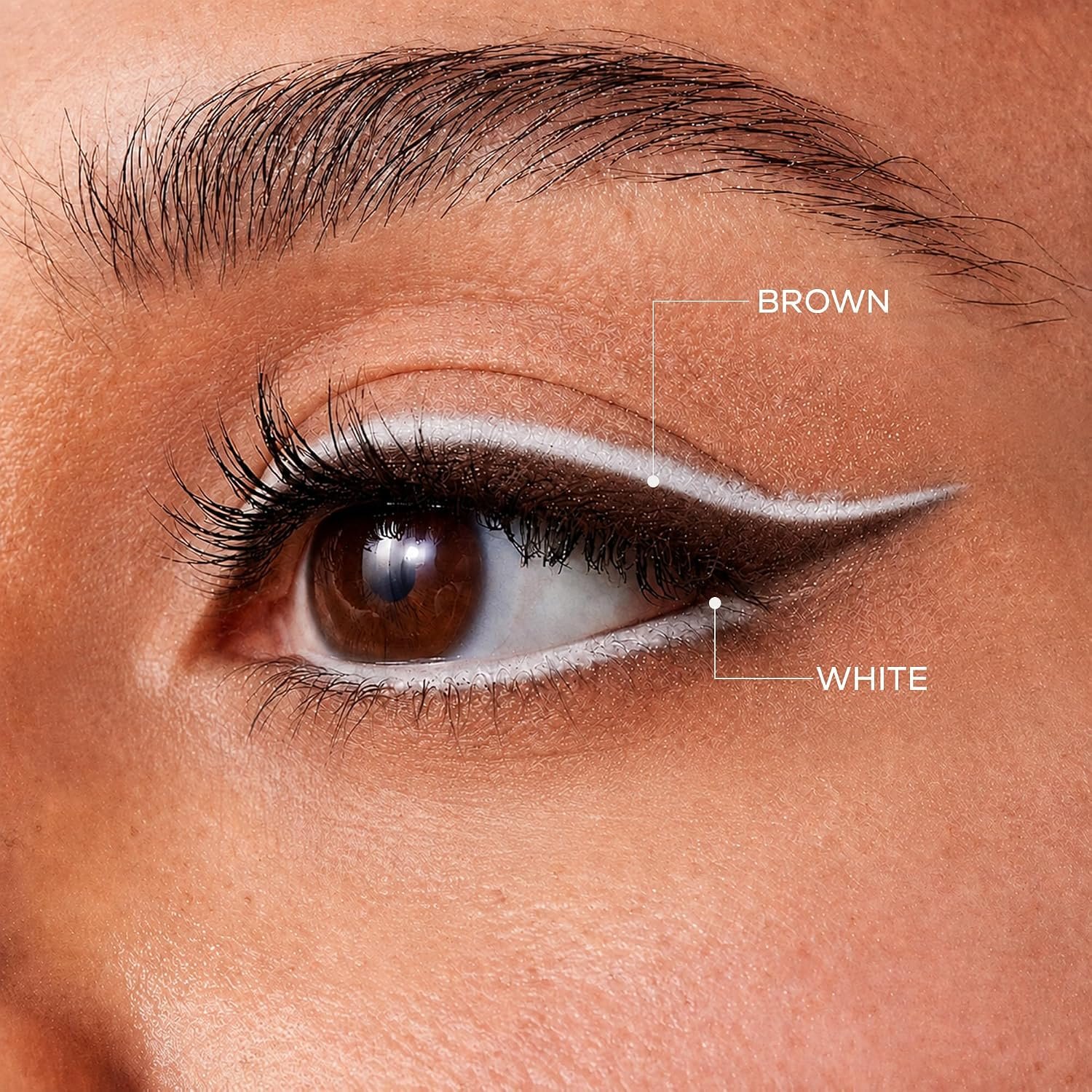 RENEE Midnight Kohl Pencil- White | Waterproof, Smudge-proof Kajal With Sharpener | Matte Finish, Long-lasting Upto 24 Hours | One-swipe Application With Vitamin E | 1.5 g thumbnail