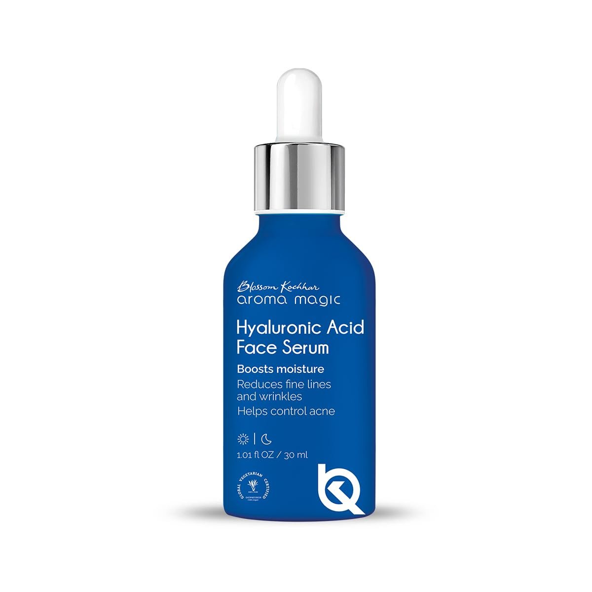 Aroma magic 2% Hyaluronic Acid Serum for Intense Hydration, Anti-acne, Glowing Skin |Reduce Fine Lines | Daily Hydrating Face Serum for Women & Men | 30 ml thumbnail