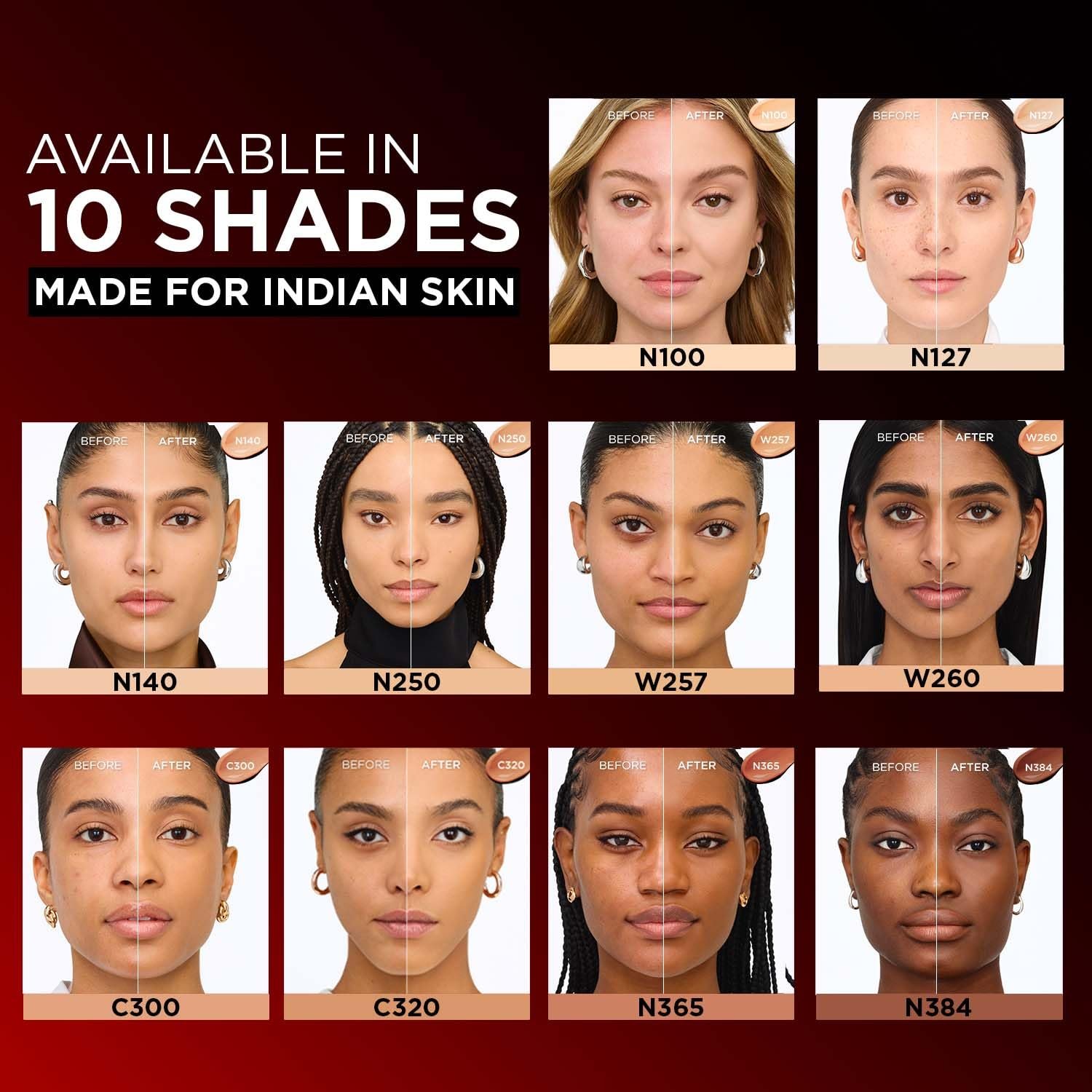 L'Oreal Paris Infallible 24H Cushion Foundation, N384 24H Longwear Soft Matte Cushion Foundation, High Coverage, Lightweight Formula, No Oxidation, Easy To Apply thumbnail