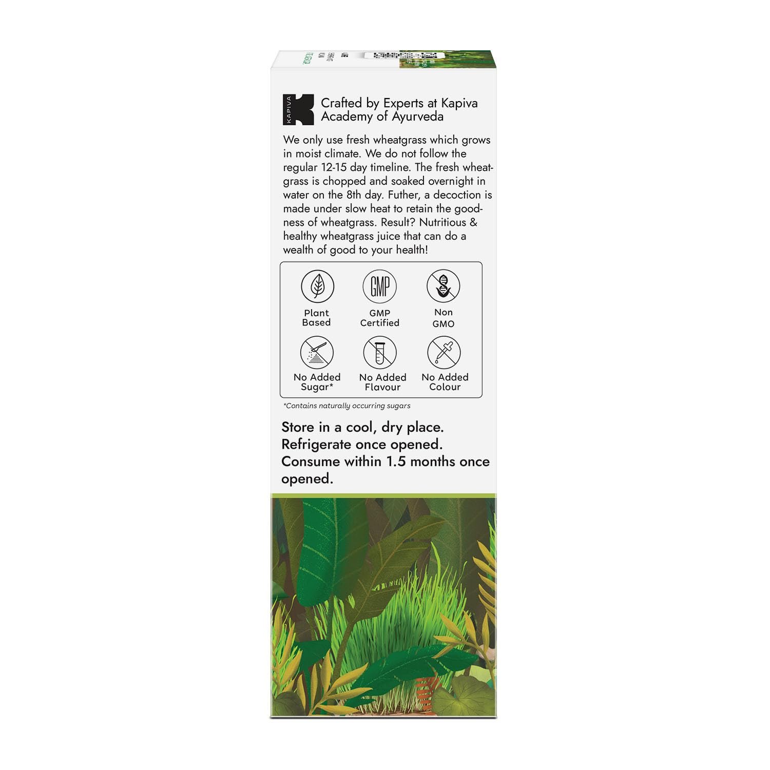 Kapiva Wheatgrass Juice 1L - Help's to Detoxify the Liver, Cleanse the Digestive System, Boost Metabolism & Purify Blood thumbnail