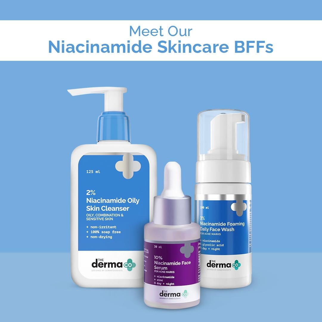 The Derma Co 2% Niacinamide Gentle Skin Cleanser for Sensitive, Dry, Normal Skin - 125 ml Non-Irritant | 100% Soap-Free | Non-Oil Stripping | Gently Cleanses Makeup thumbnail