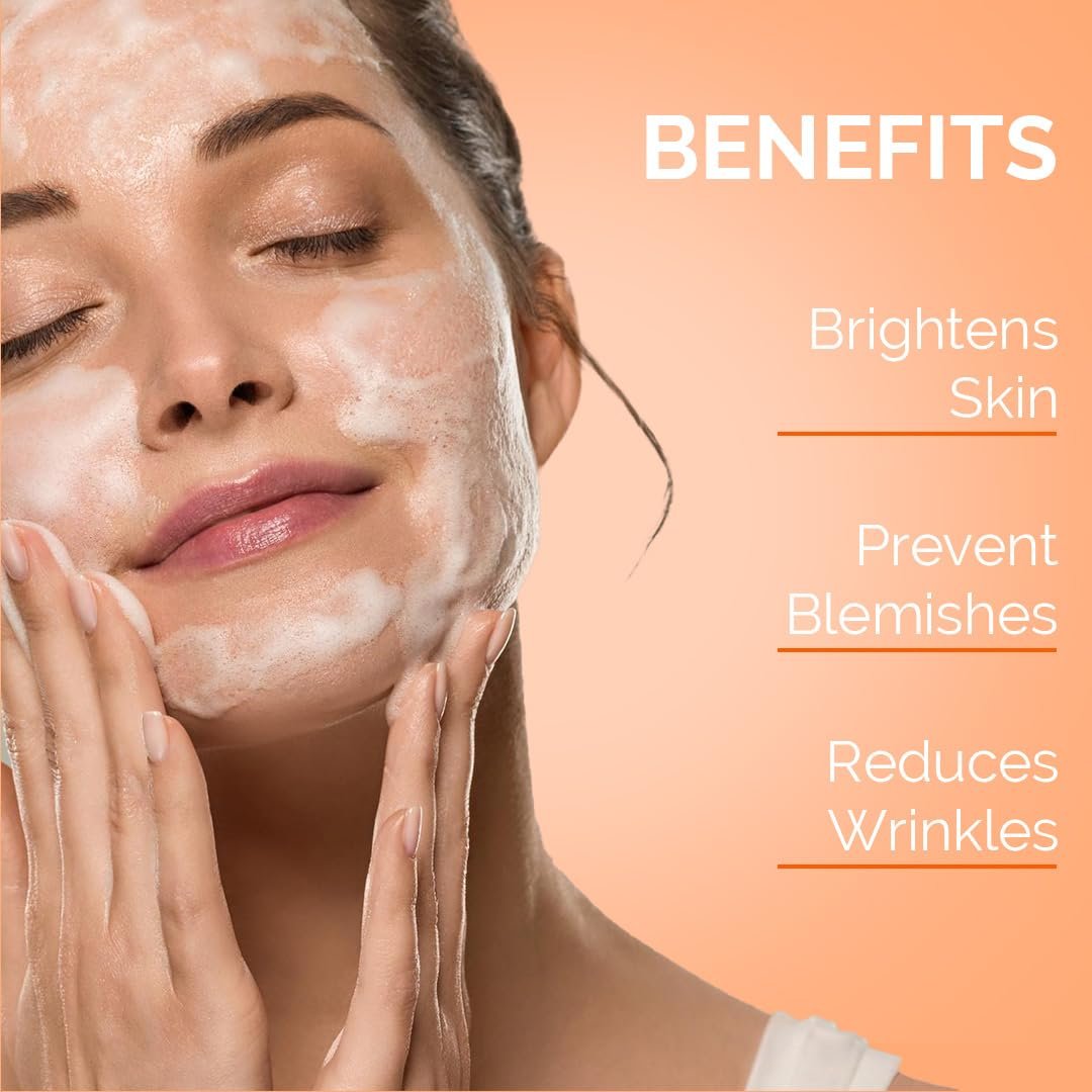 Jovees Herbal Papaya Face Wash For Glowing and Clear Skin with Papaya & Bilberry fruit Ext | Gentle Cleanser For Brightens Skin, Removes Pigmentation & Dark Spots | 300ml thumbnail
