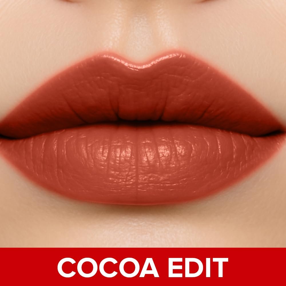 Daily Life Forever52 Satin Finish Lip Paint | Long-Lasting 16-Hour Wear | Moisturizing, Lightweight | Glossy, Smooth & Plump Lips (Cocoa Edit 06, Nude 4g) thumbnail