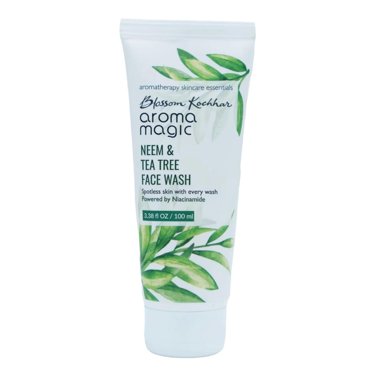 Aroma Magic Neem & Tea Tree Face Wash with 5% Niacinamide – Cleanser with Anti-Acne & Antibacterial Formula with Neem & Tea Tree Oil for Oily, Pimple-Prone Skin, 100ml thumbnail