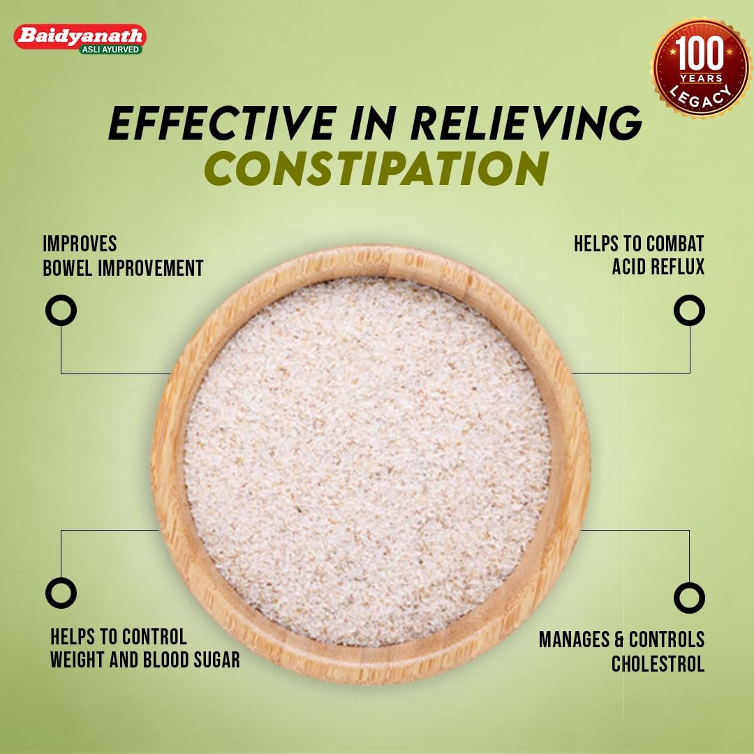 Baidyanath Asli Ayurved Isabgol - Psyllium Husk Powder - 200Grams thumbnail