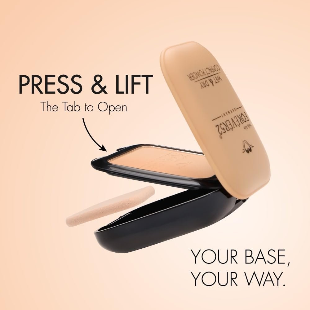 Daily Life Forever52 Dual Wet And Dry Compact + Makeup Setting Powder | Matte Finish | Lightweight | Long Lasting | Enriched With Vitamin E | Vegan -Ivory-WD002 thumbnail