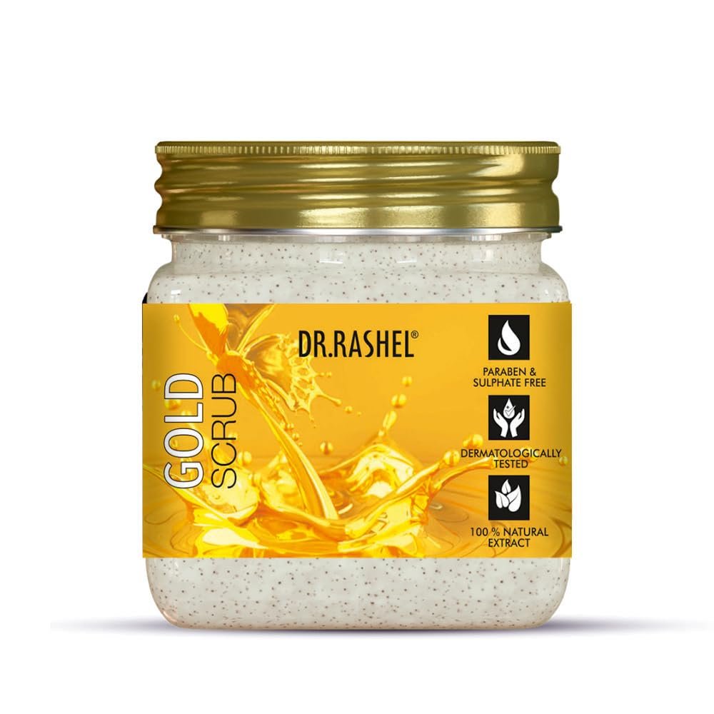 DR.RASHEL Beauty Elixirs Face & Body Exfoliator, Deep Cleansing Scrub for Dead Skin Cell Removal, Tan & Blackhead Care, Face and Body Scrub for All Skin Types, 380 ml thumbnail