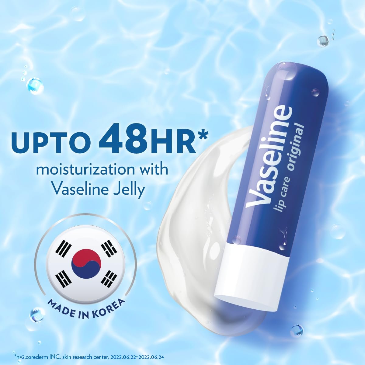 Vaseline Lip Care | Original Lip Balm Stick | up to 48Hr moisturization | with petroleum jelly & vitamin E | made in South Korea | 4.8g thumbnail