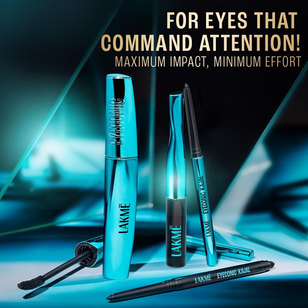 LAKME 9to5 Eyeconic Waterproof Liquid Eyeliner, Intense Black, 4.5 ml thumbnail
