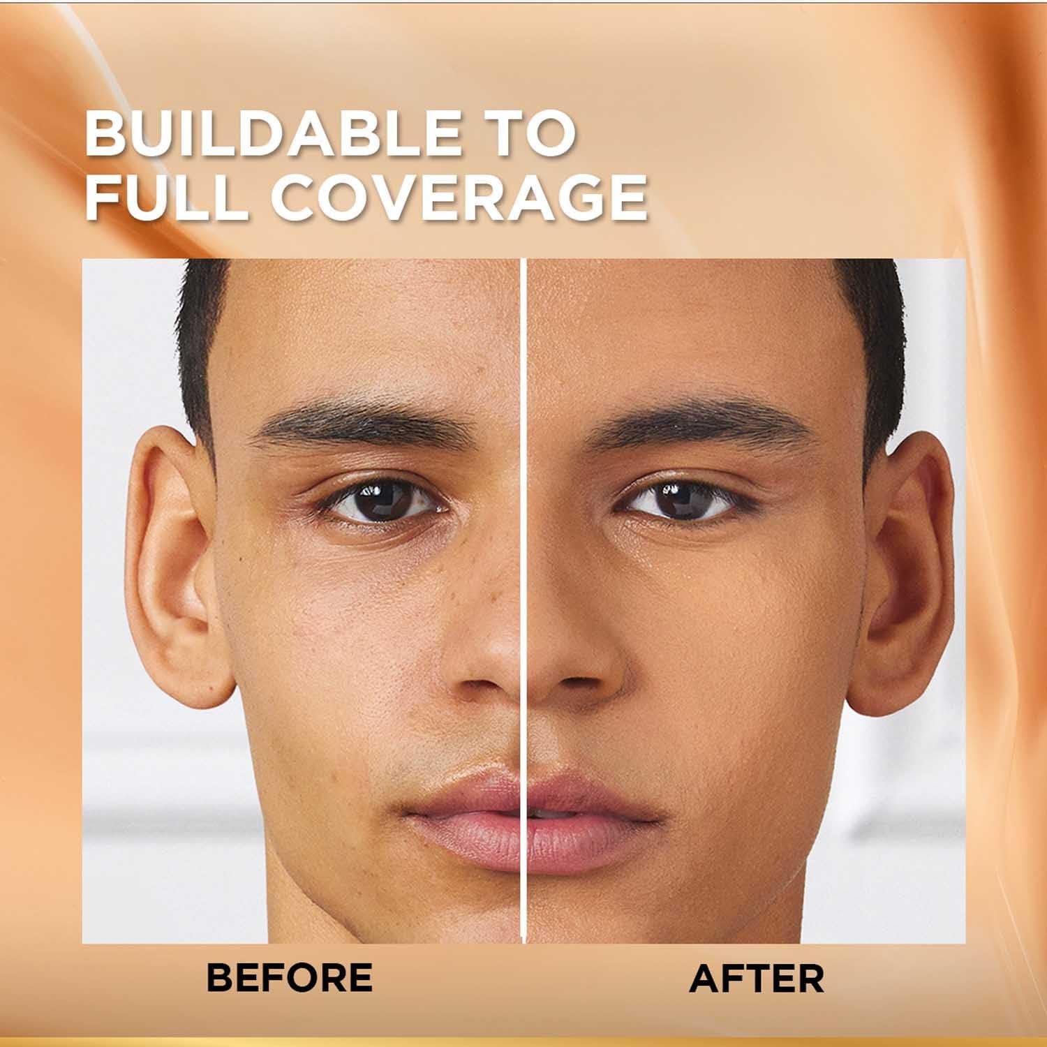 L'Oreal Paris Infallible 32H Fresh Wear Liquid Fdt, 300 Amber 32H Fresh Wear Liquid Foundation, Transfer-Proof, Sweat-Proof, Lightweight Breathable Texture, Full Coverage, Vitamin C thumbnail