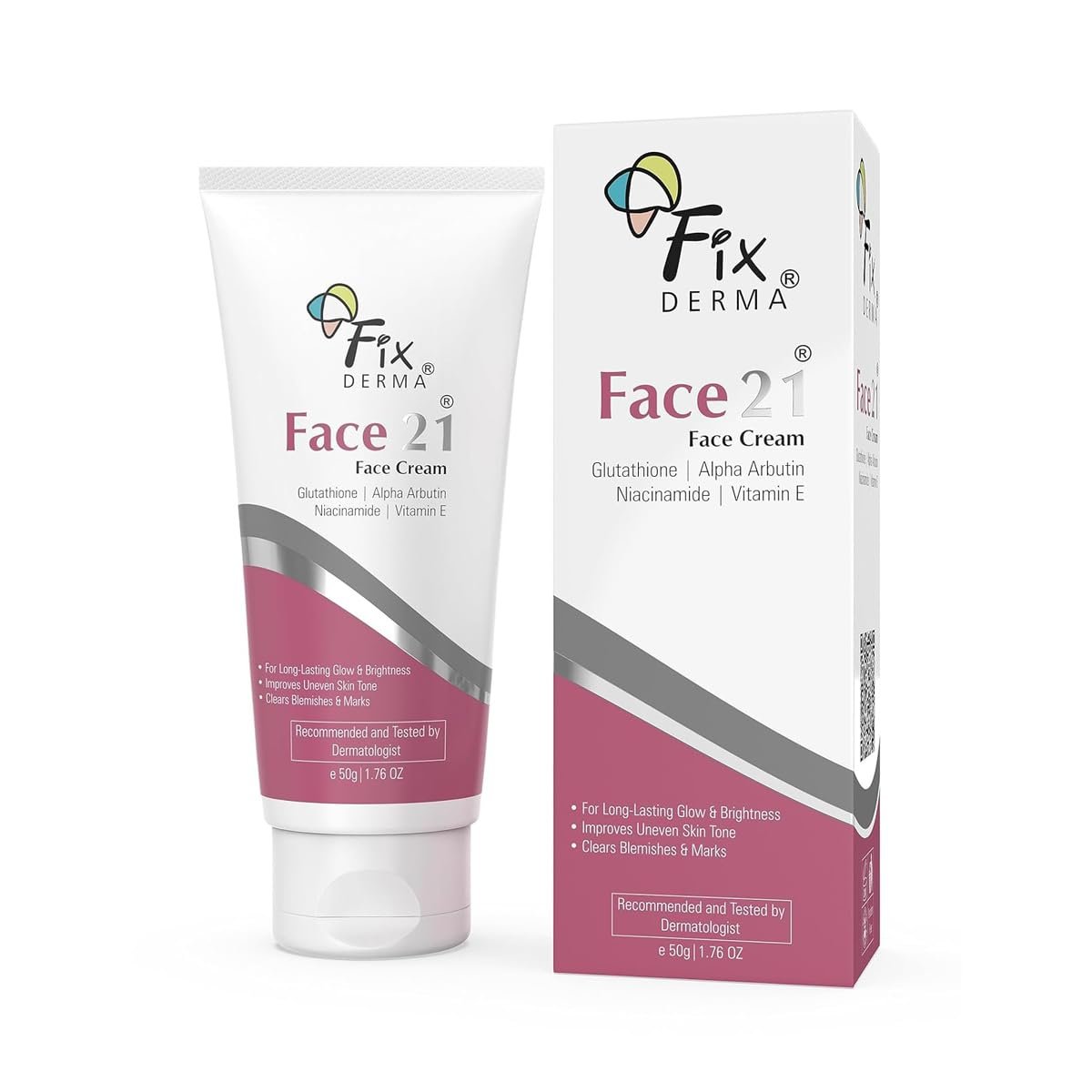 Fixderma Face21 Cleanser, Skin Brightening Cleanser, Exfoliates Dead Cells, Remove Pigmentation, Reduces Wrinkles & Fine Lines, Evens Skin Tone, Purifies Skin, 75ml thumbnail